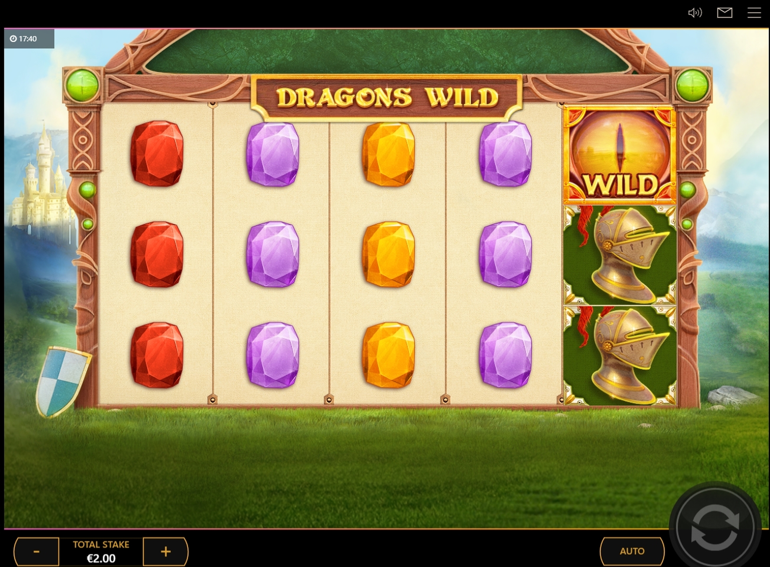 Reels in Dragons Wild Slot Game by Cayetano Gaming