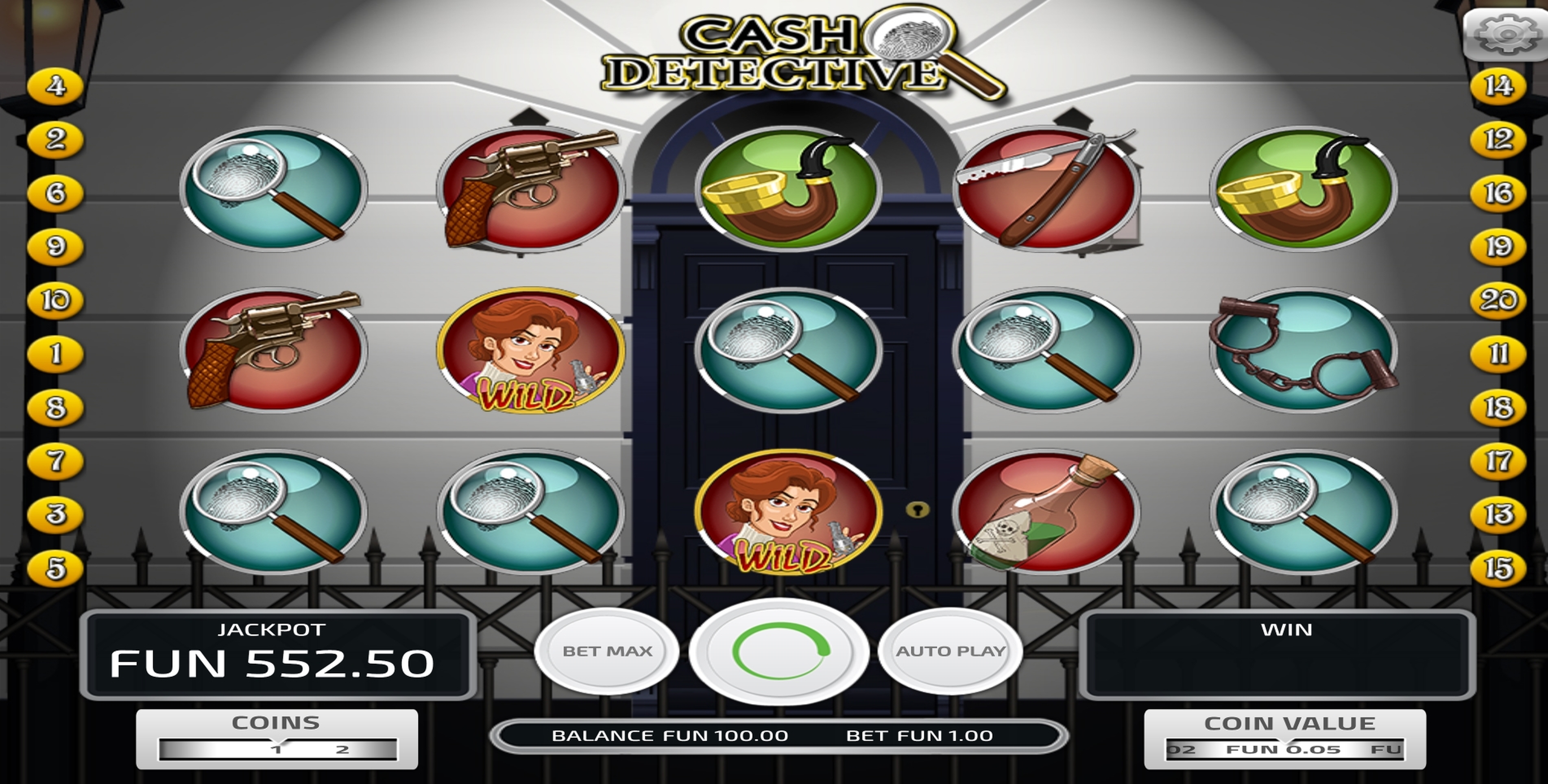 Reels in Cash Detective Slot Game by Concept Gaming