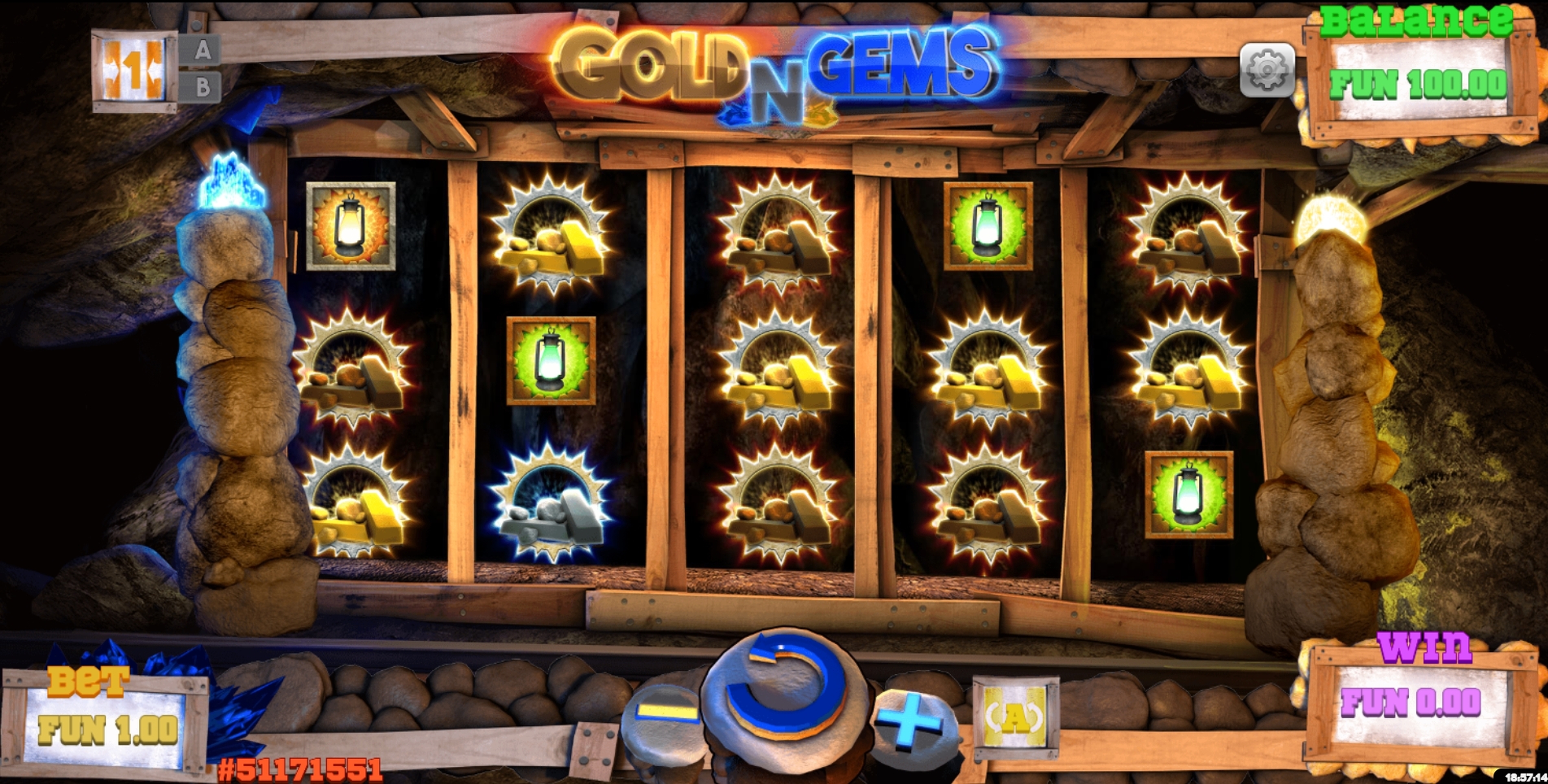 Reels in Gold and Gems 2 Slot Game by Concept Gaming