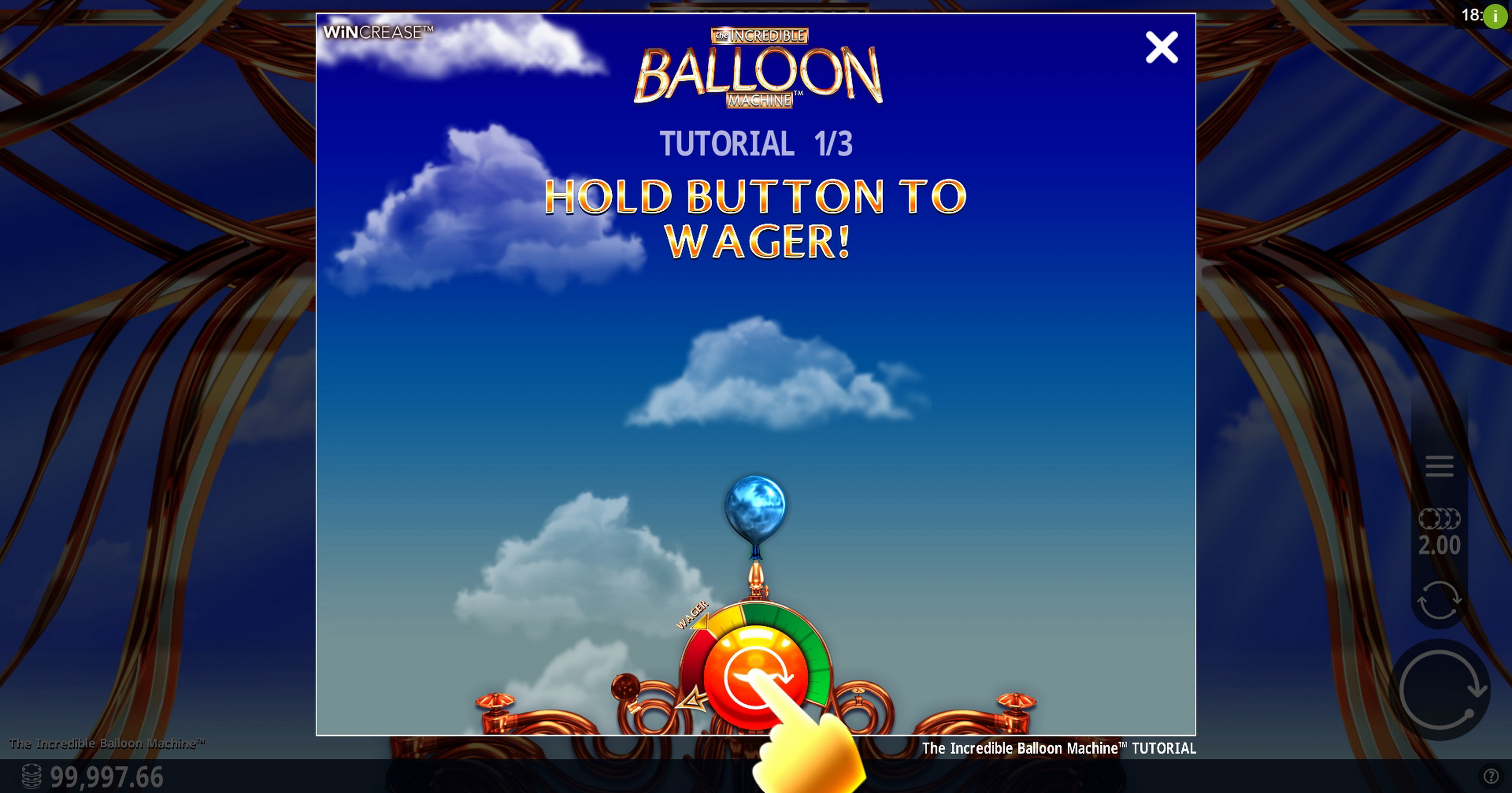 Info of The Incredible Balloon Machine Slot Game by Crazy Tooth Studio