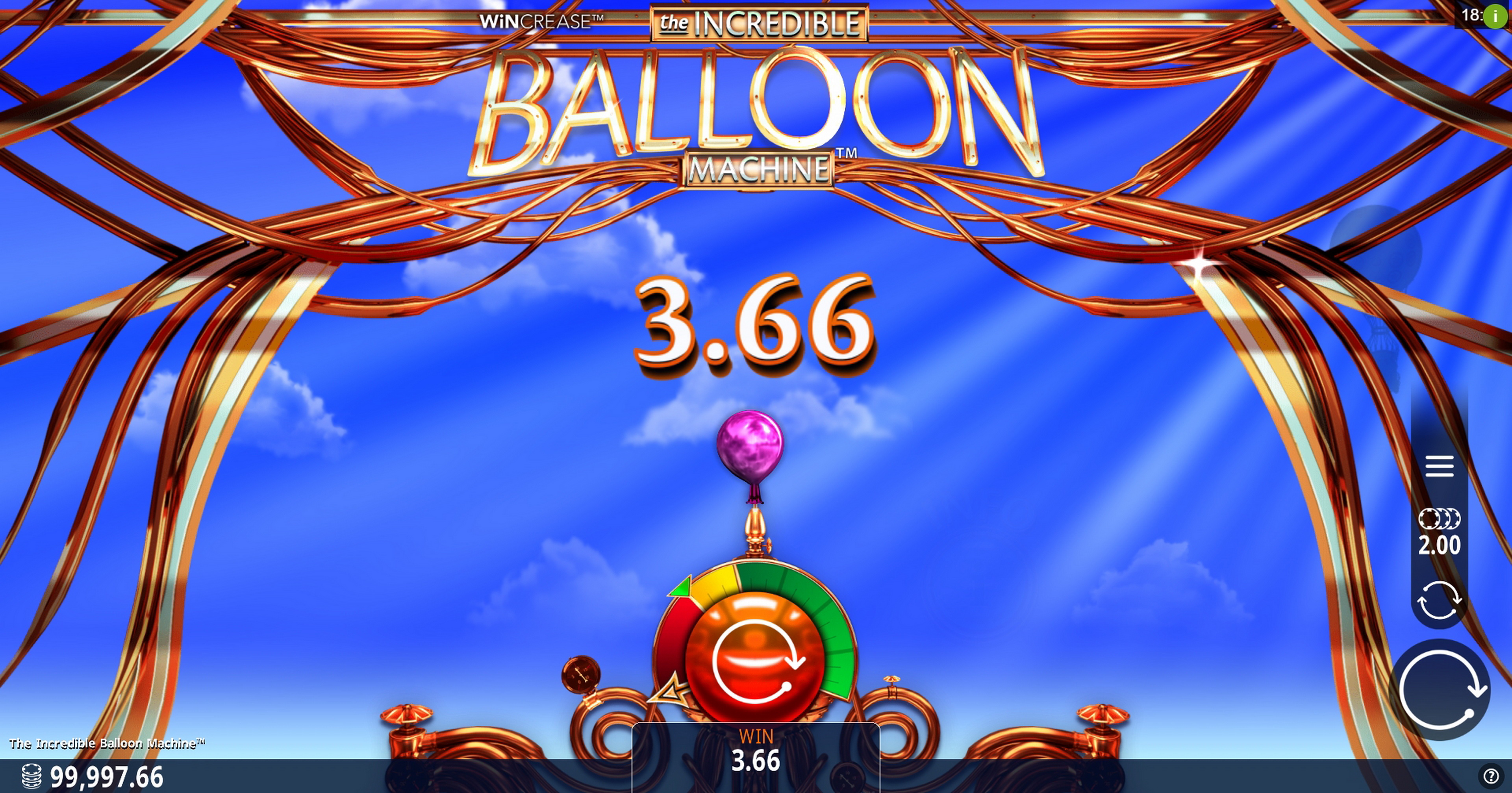 Win Money in The Incredible Balloon Machine Free Slot Game by Crazy Tooth Studio