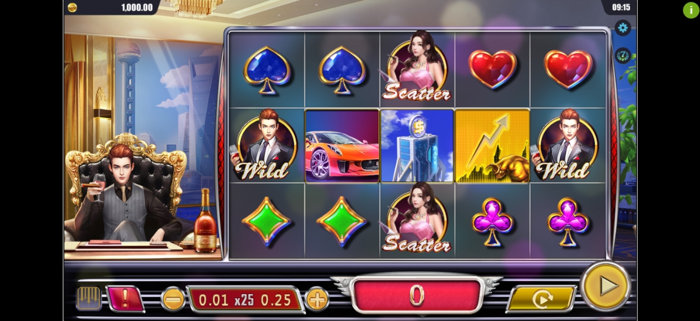 Reels in Rich Asians Slot Game by Dream Tech