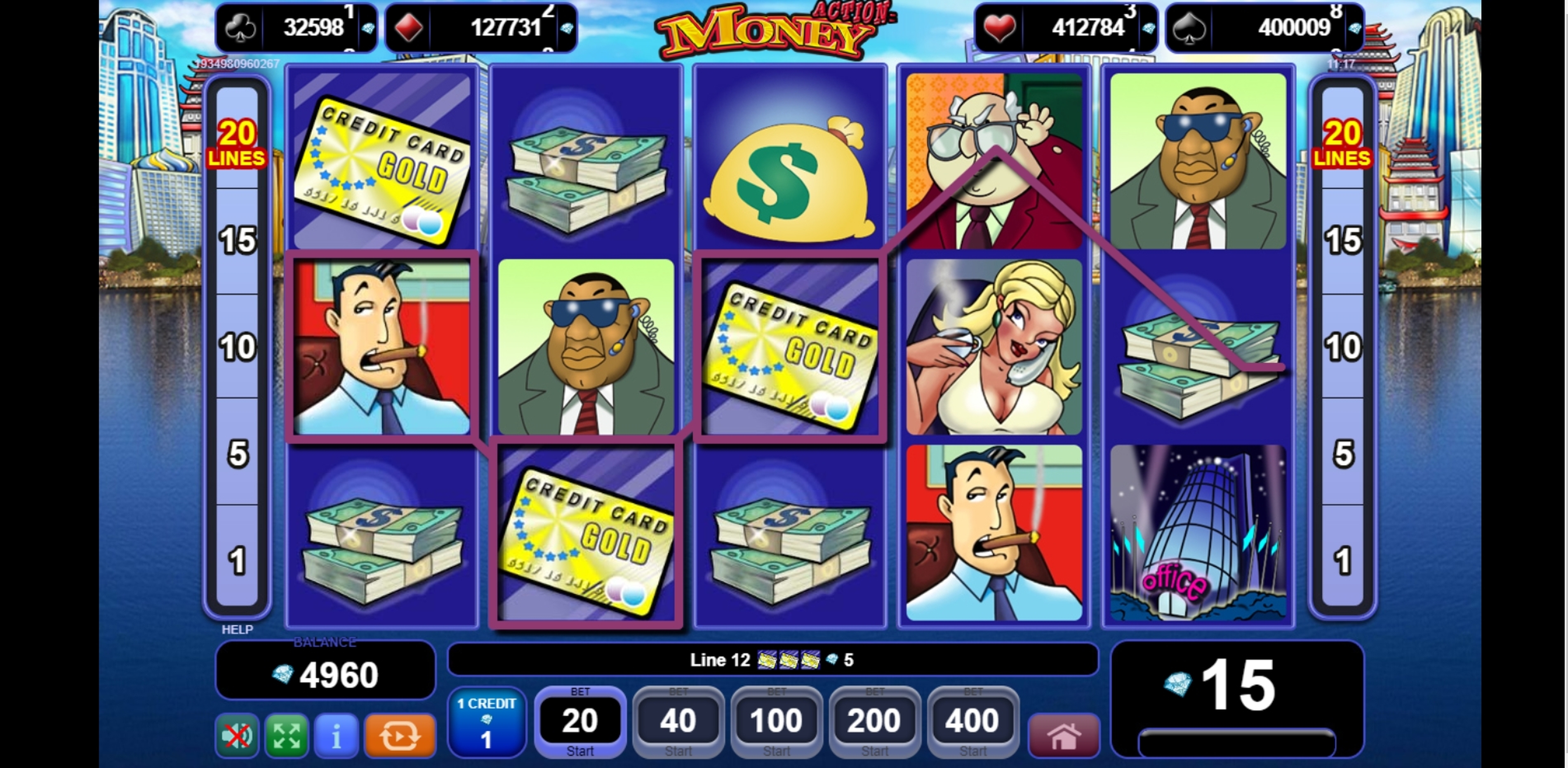 Win Money in Action Money Free Slot Game by EGT