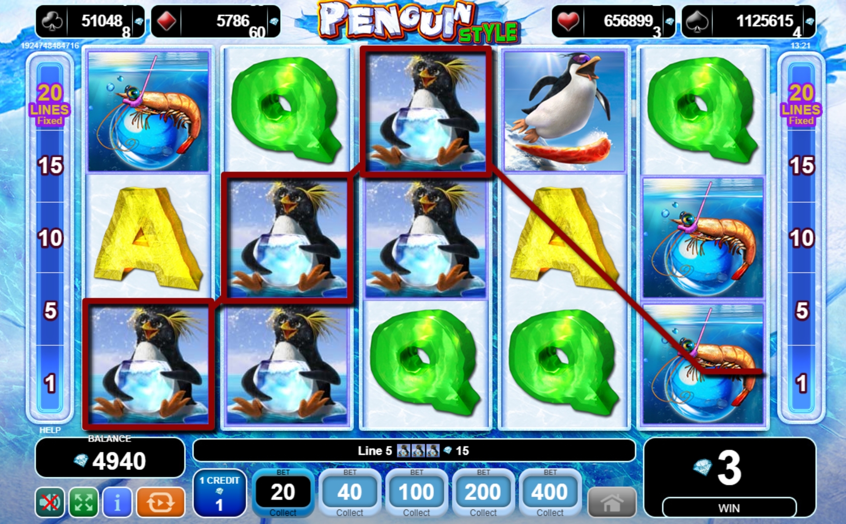 Win Money in Penguin Style Free Slot Game by EGT
