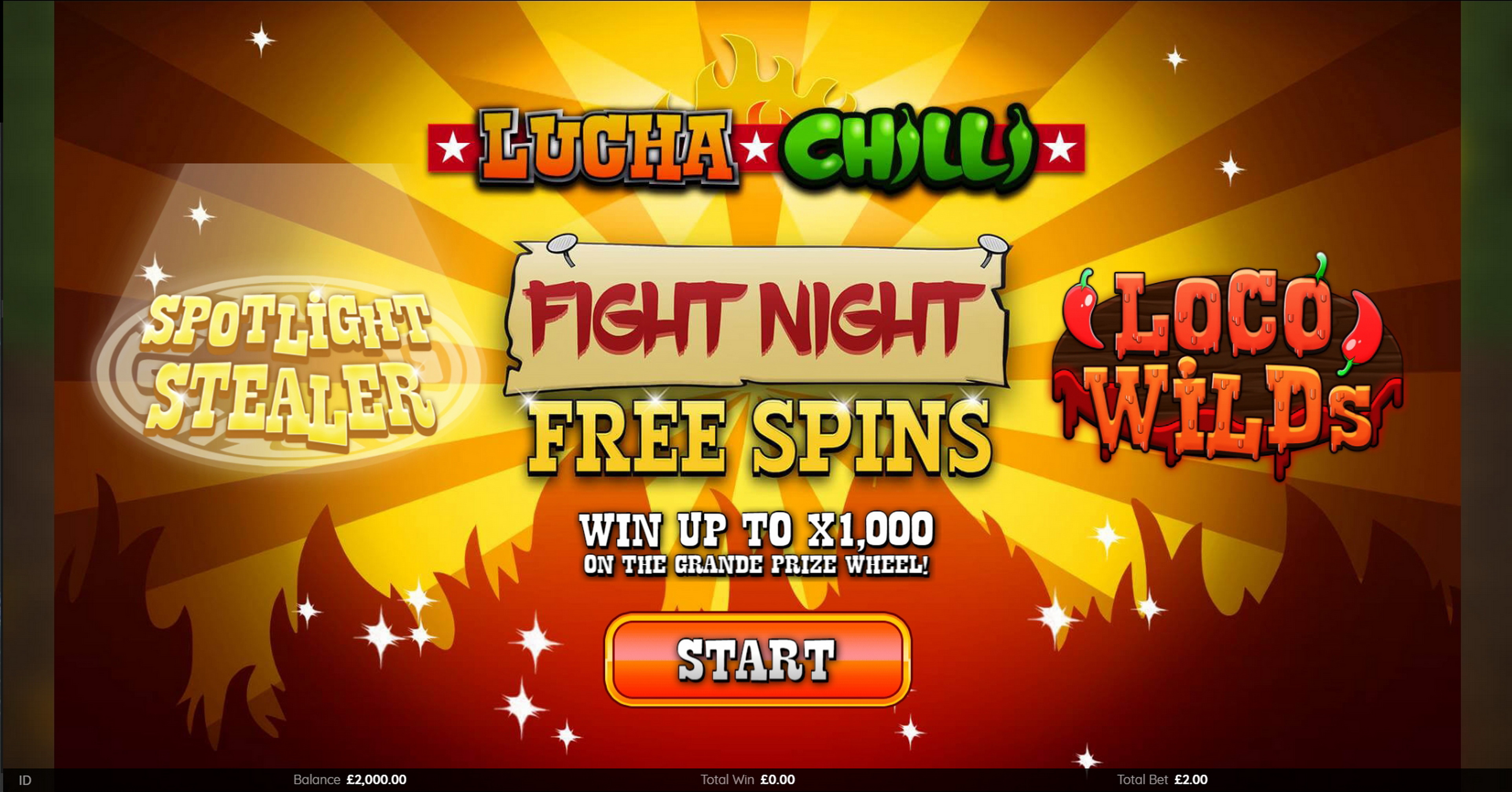Play Lucha Chilli Free Casino Slot Game by Endemol Games