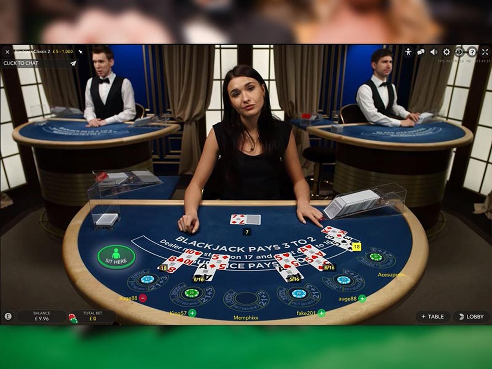 The Blackjack Classic 11 Online Slot Demo Game by Evolution Gaming