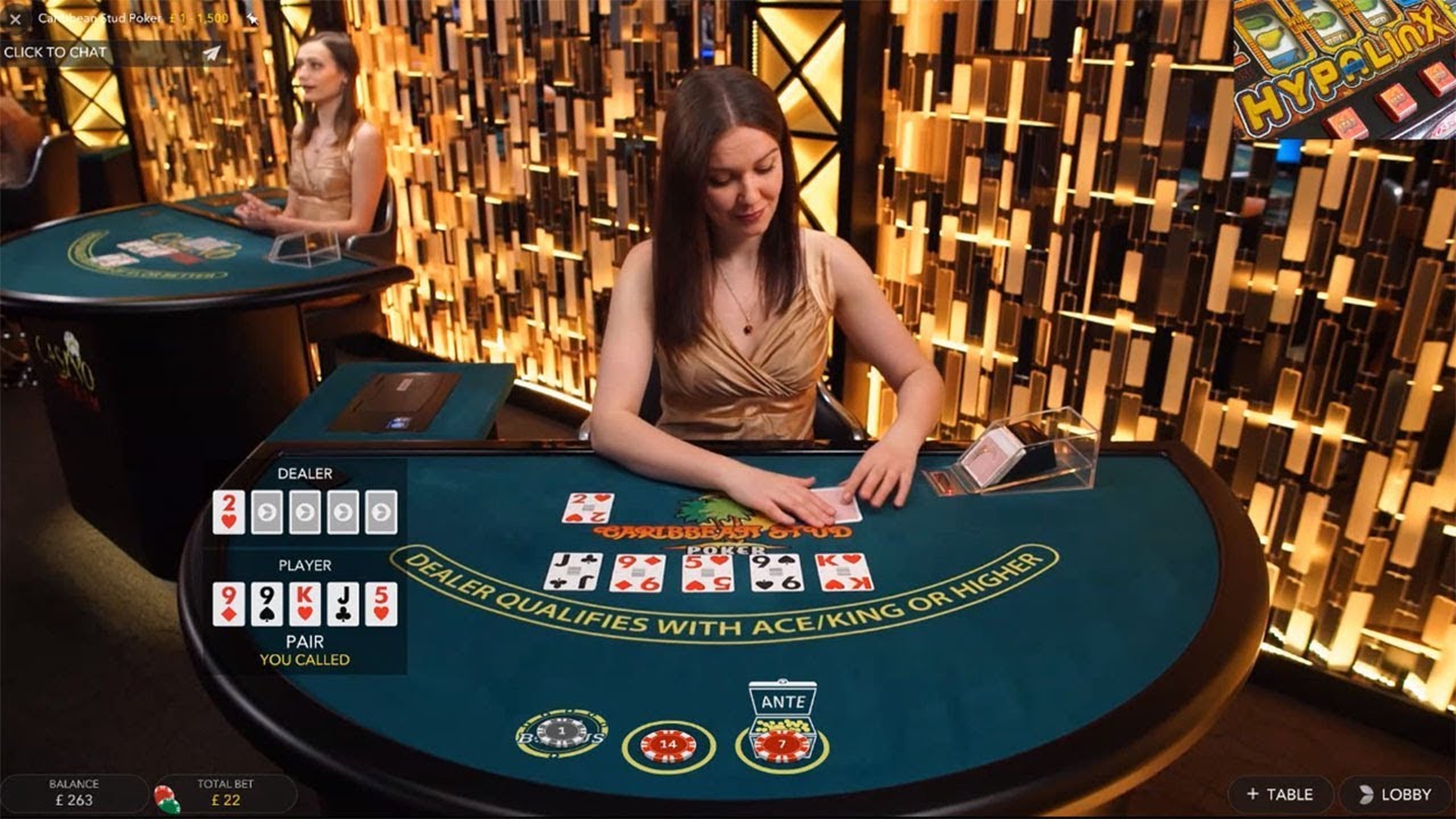 The Caribbean Stud Poker (Evolution Gaming) Online Slot Demo Game by Evolution Gaming