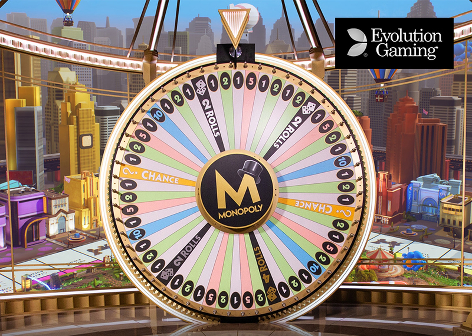Reels in Money Wheel (Evolution Gaming) Slot Game by Evolution Gaming
