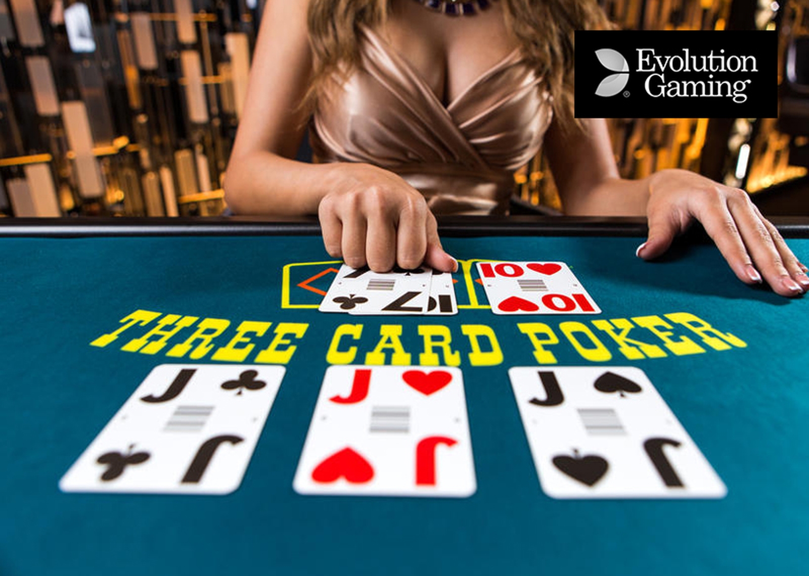 The Three Card Poker Live Casino (Evolution Gaming) Online Slot Demo Game by Evolution Gaming