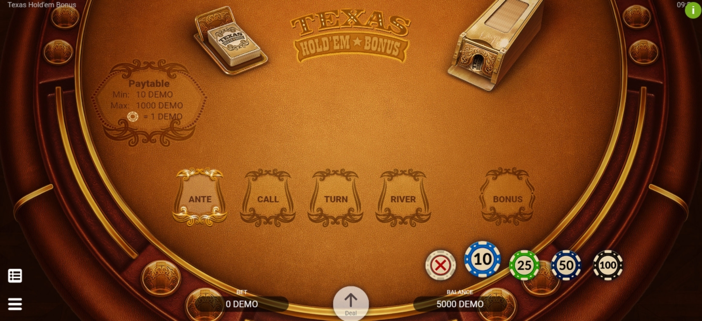 Reels in Texas Holdem Bonus Slot Game by Evoplay Entertainment