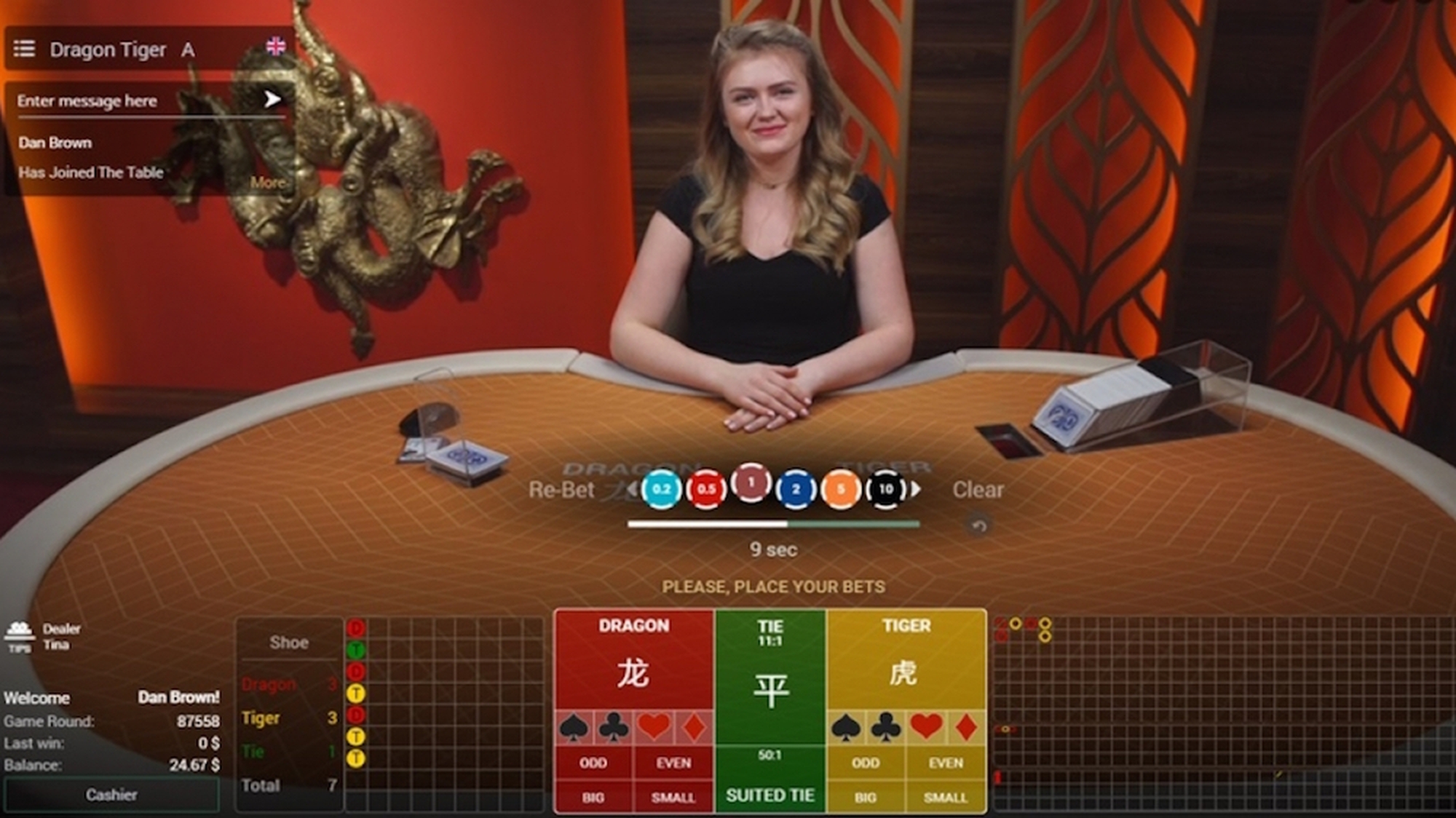 The Super 6 Baccarat Live Casino Online Slot Demo Game by Extreme Live Gaming