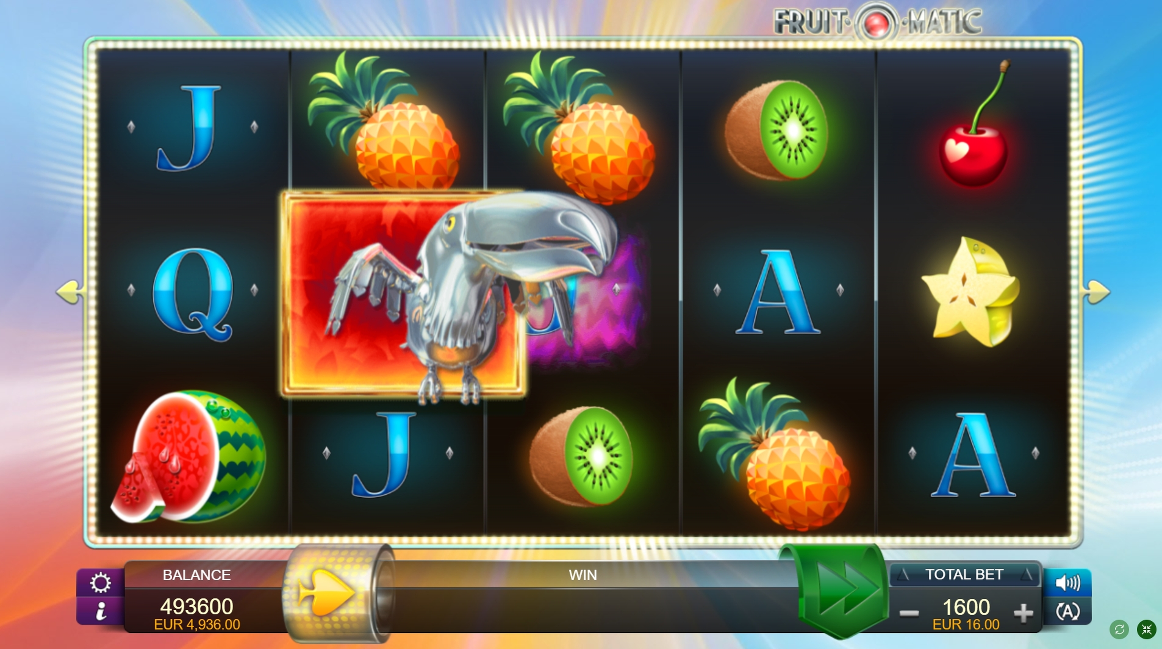 Win Money in Fruit-O-Matic Free Slot Game by FUGA Gaming