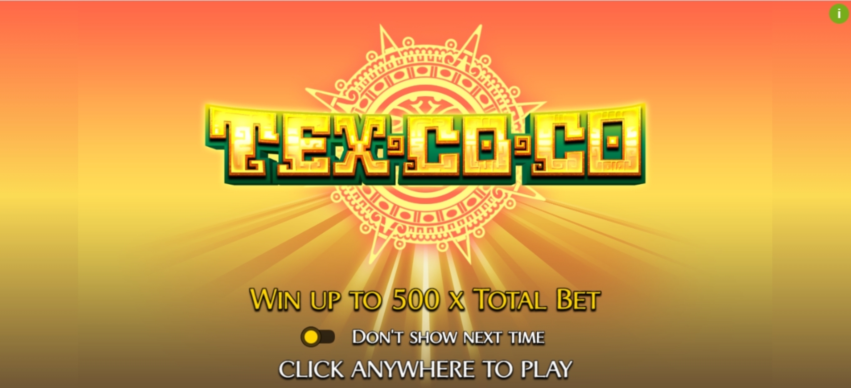 Play TexCoCo Free Casino Slot Game by FUGA Gaming