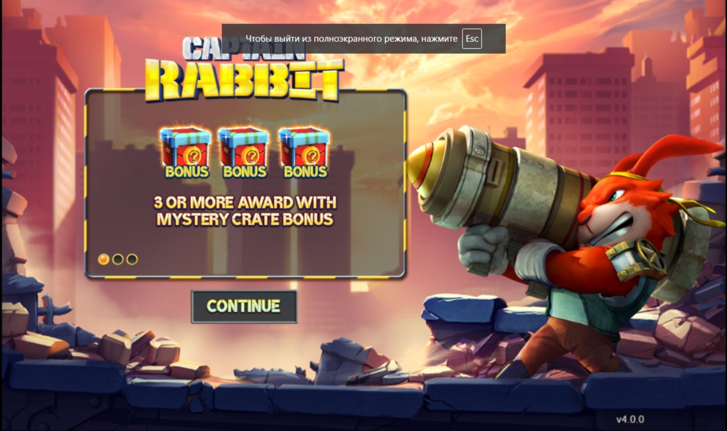 Captain Rabbit demo
