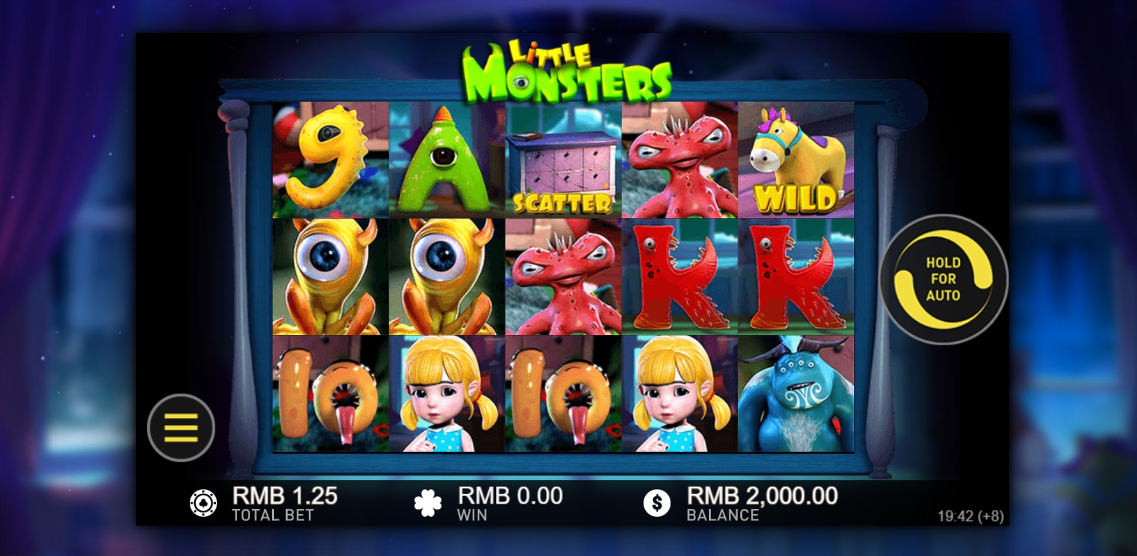 Reels in Little Monsters Slot Game by Gameplay Interactive