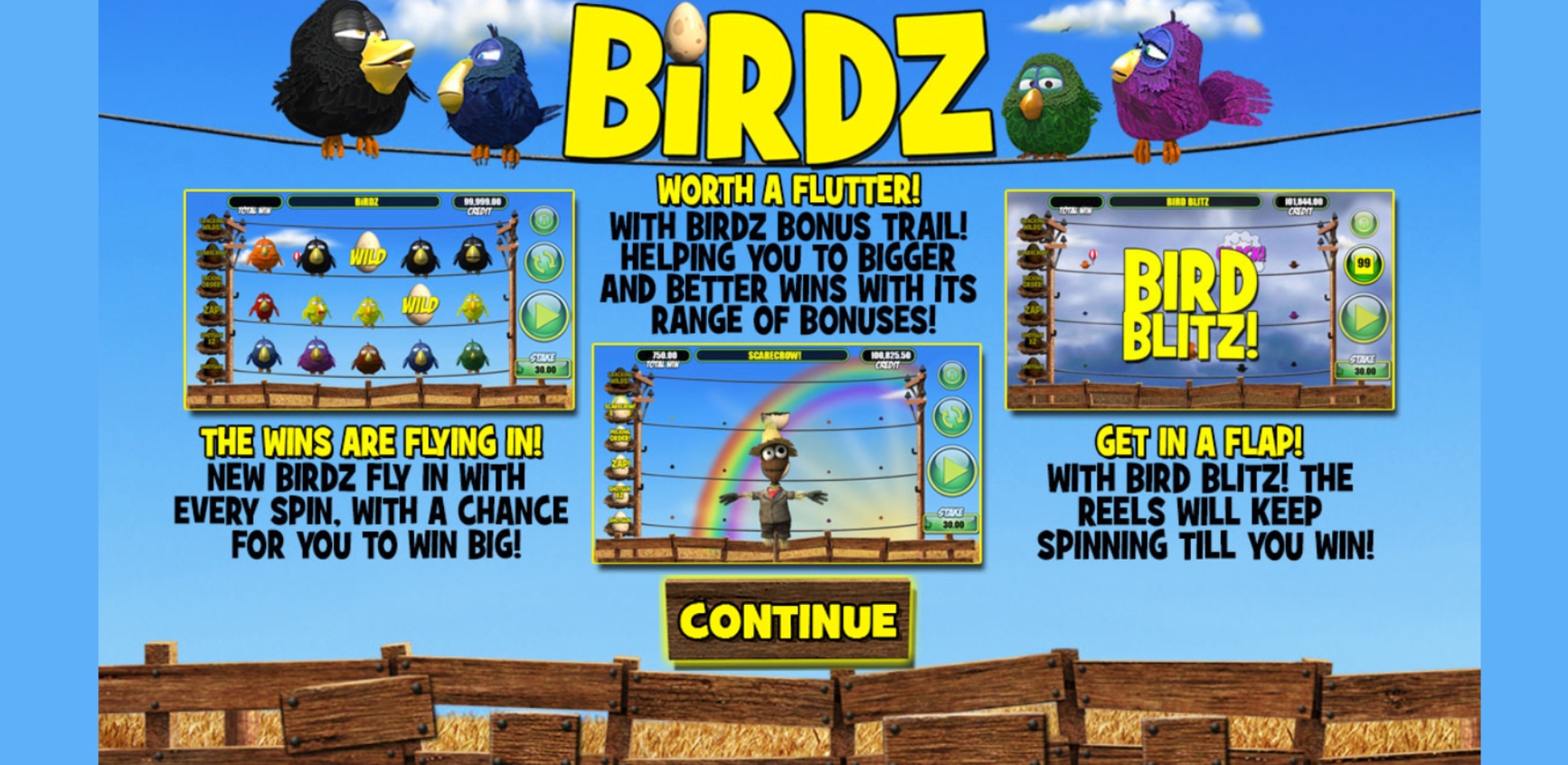 Play Birdz Free Casino Slot Game by Games Warehouse