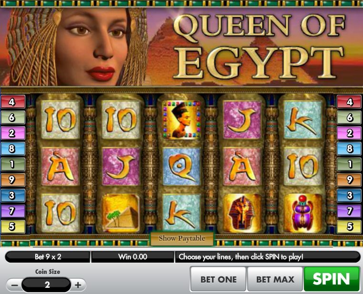 The Queen of Egypt 2019 Online Slot Demo Game by Gamesys