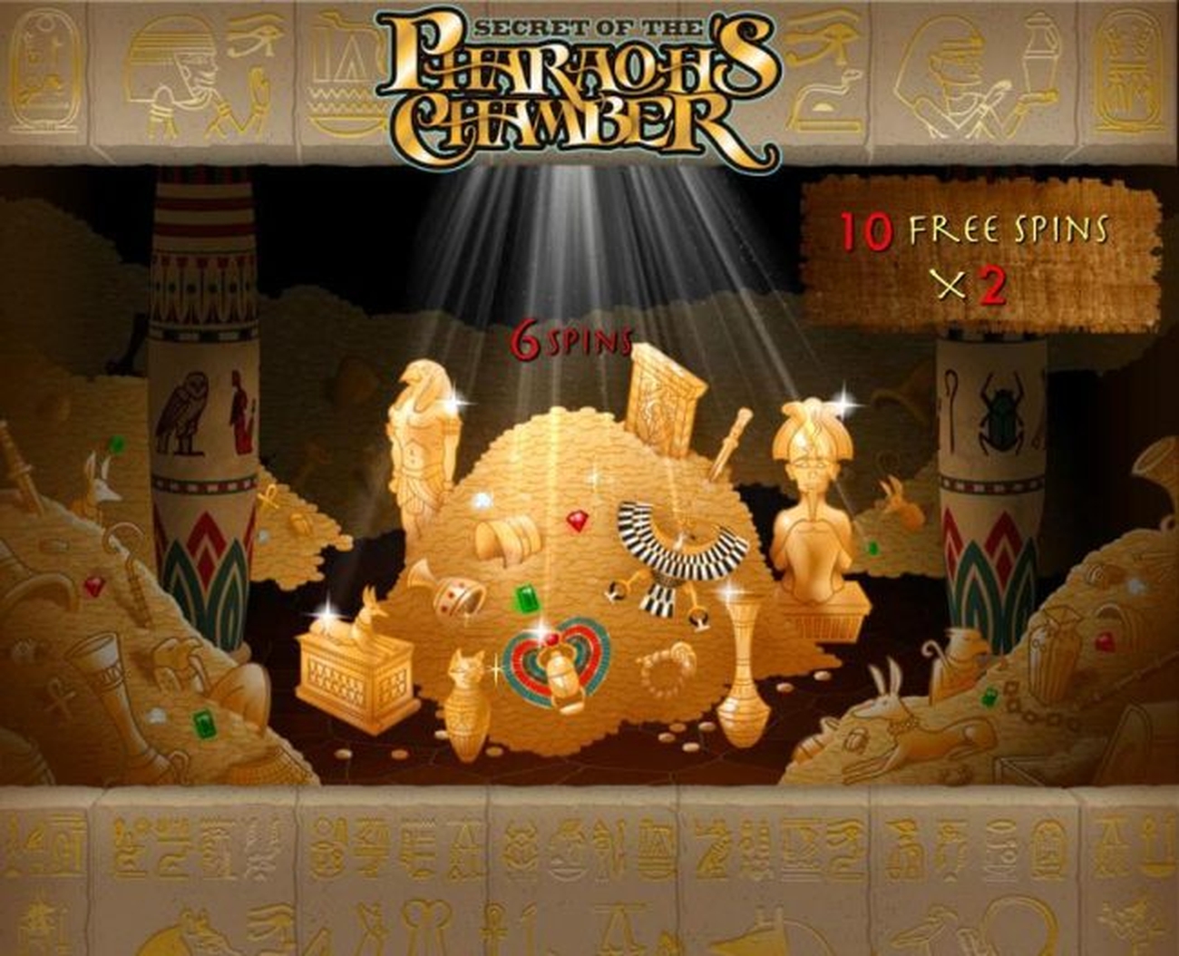 The Secret of the Pharaoh's Chamber Online Slot Demo Game by Gamesys