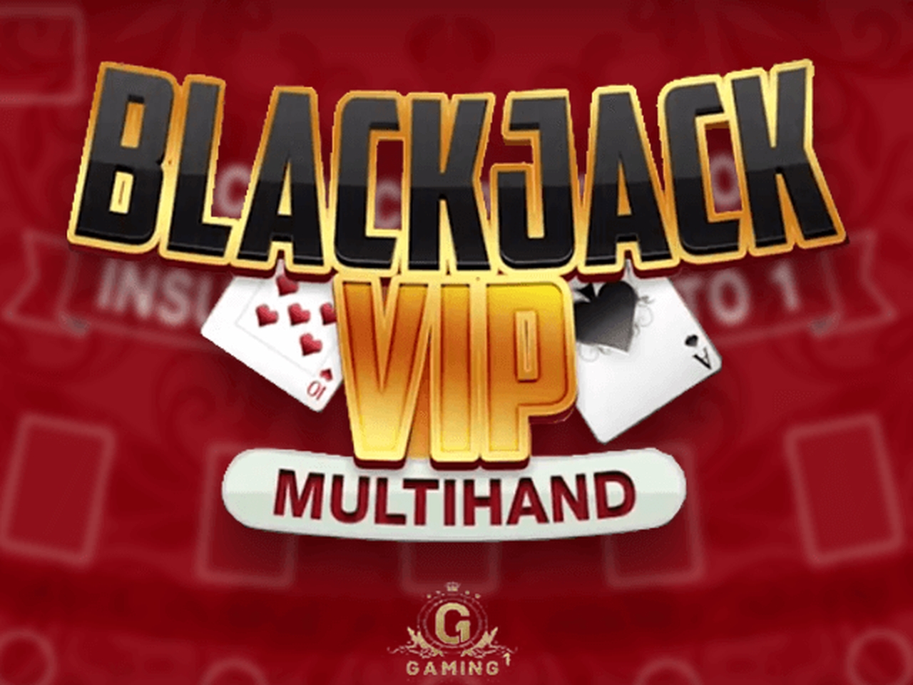 The Blackjack Multihand 7 Seats VIP Online Slot Demo Game by GAMING1