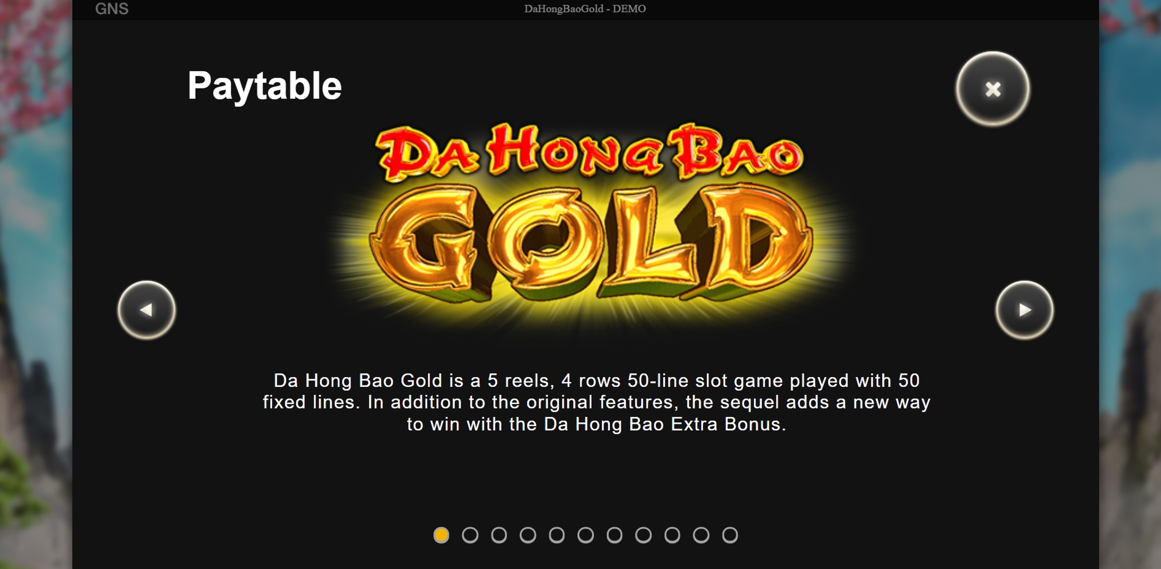 Info of Da Hong Bao Gold Slot Game by Genesis Gaming