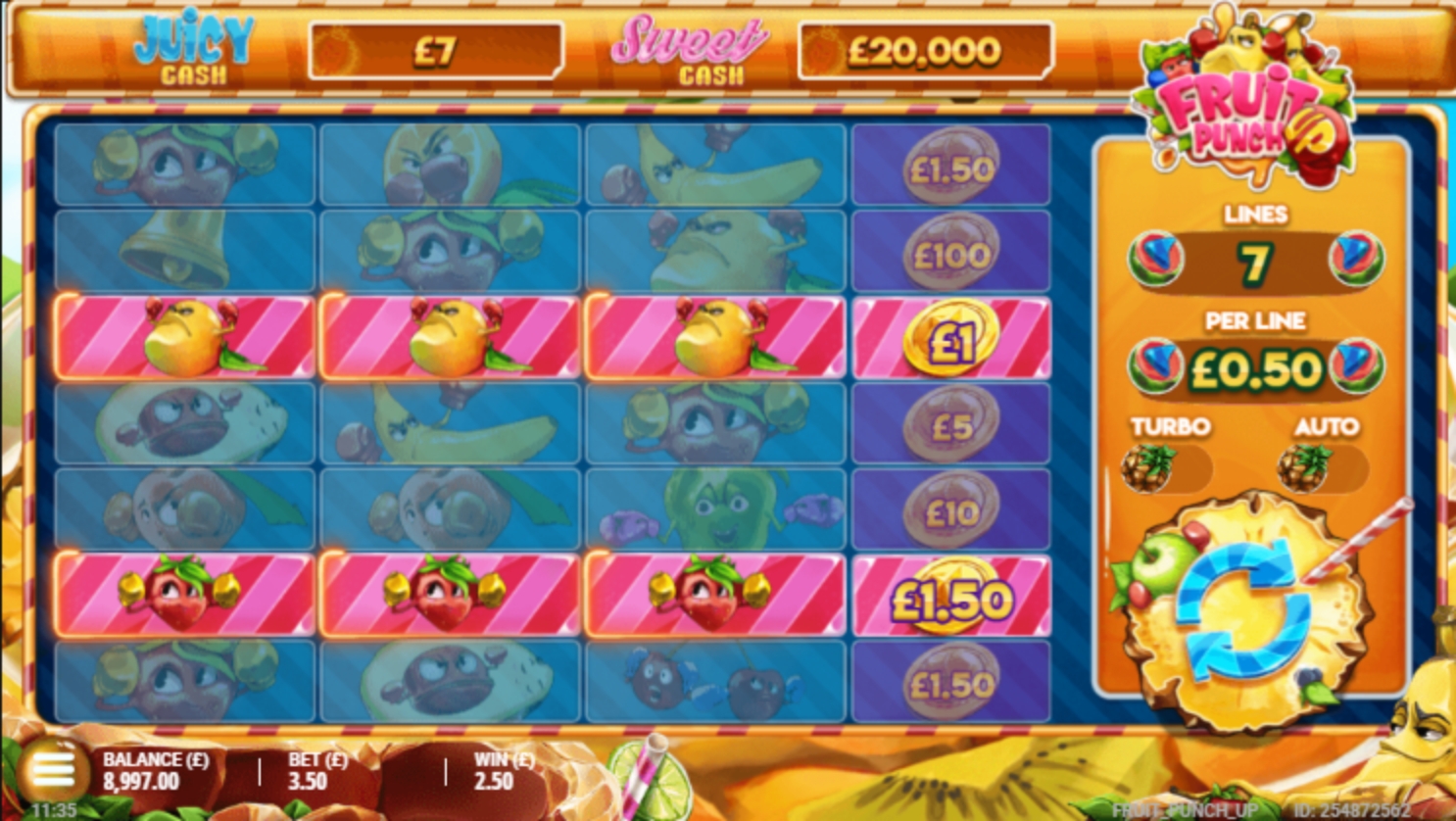 The Fruit Punch Up Online Slot Demo Game by Gluck Games