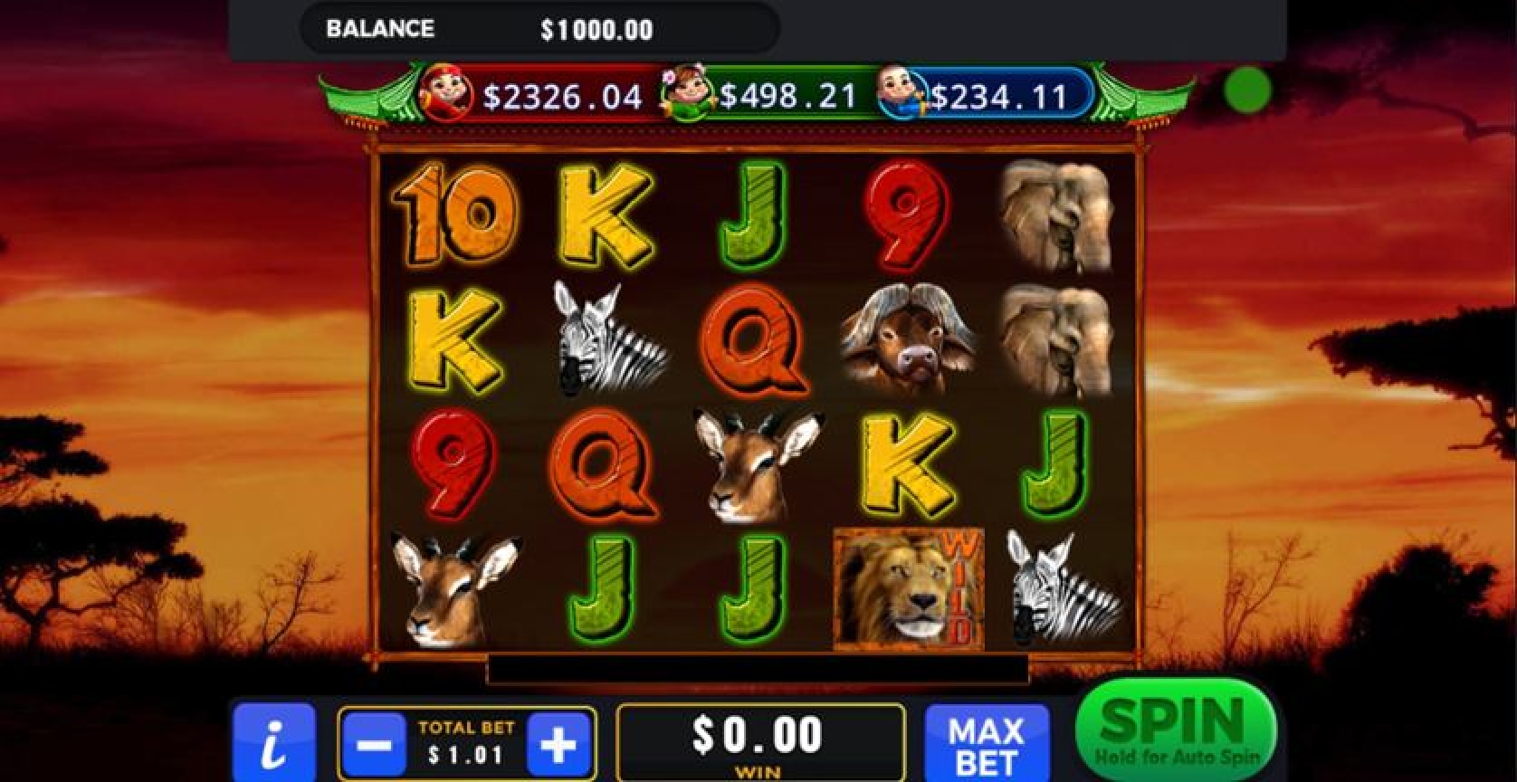 The 101 Lions Online Slot Demo Game by GMW