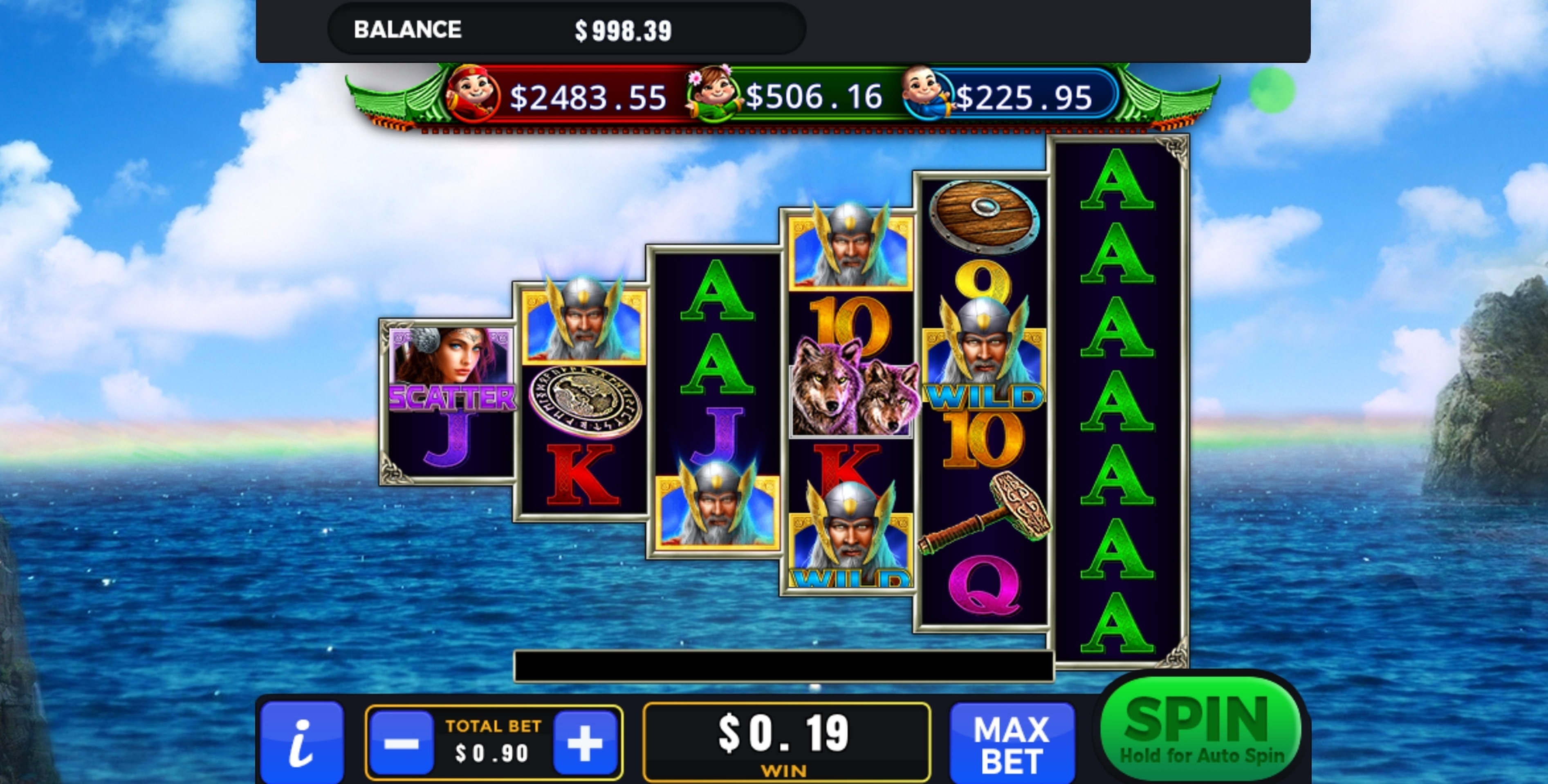 Win Money in Asgard Free Slot Game by GMW