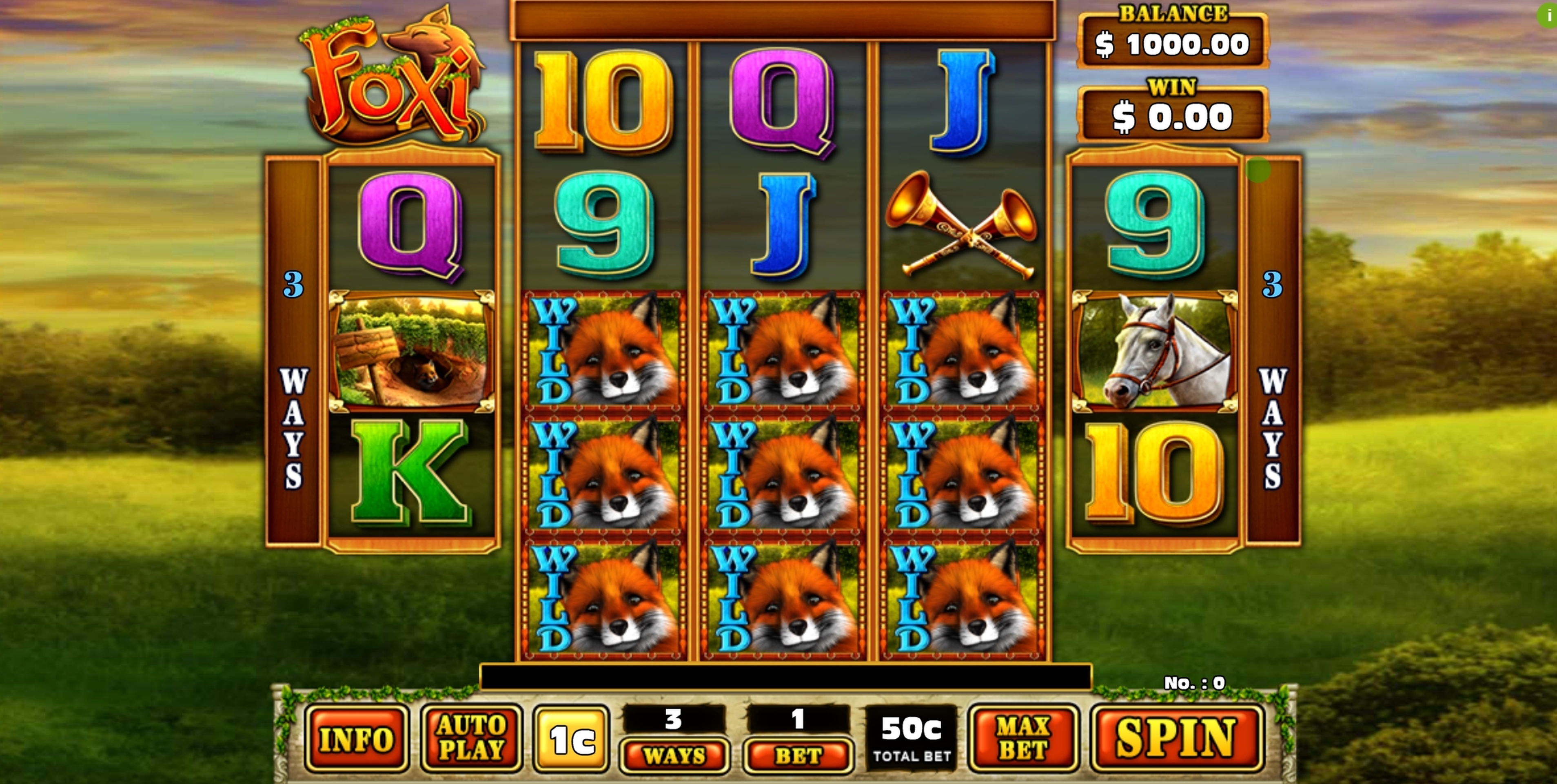 Reels in Foxi (GMW) Slot Game by GMW