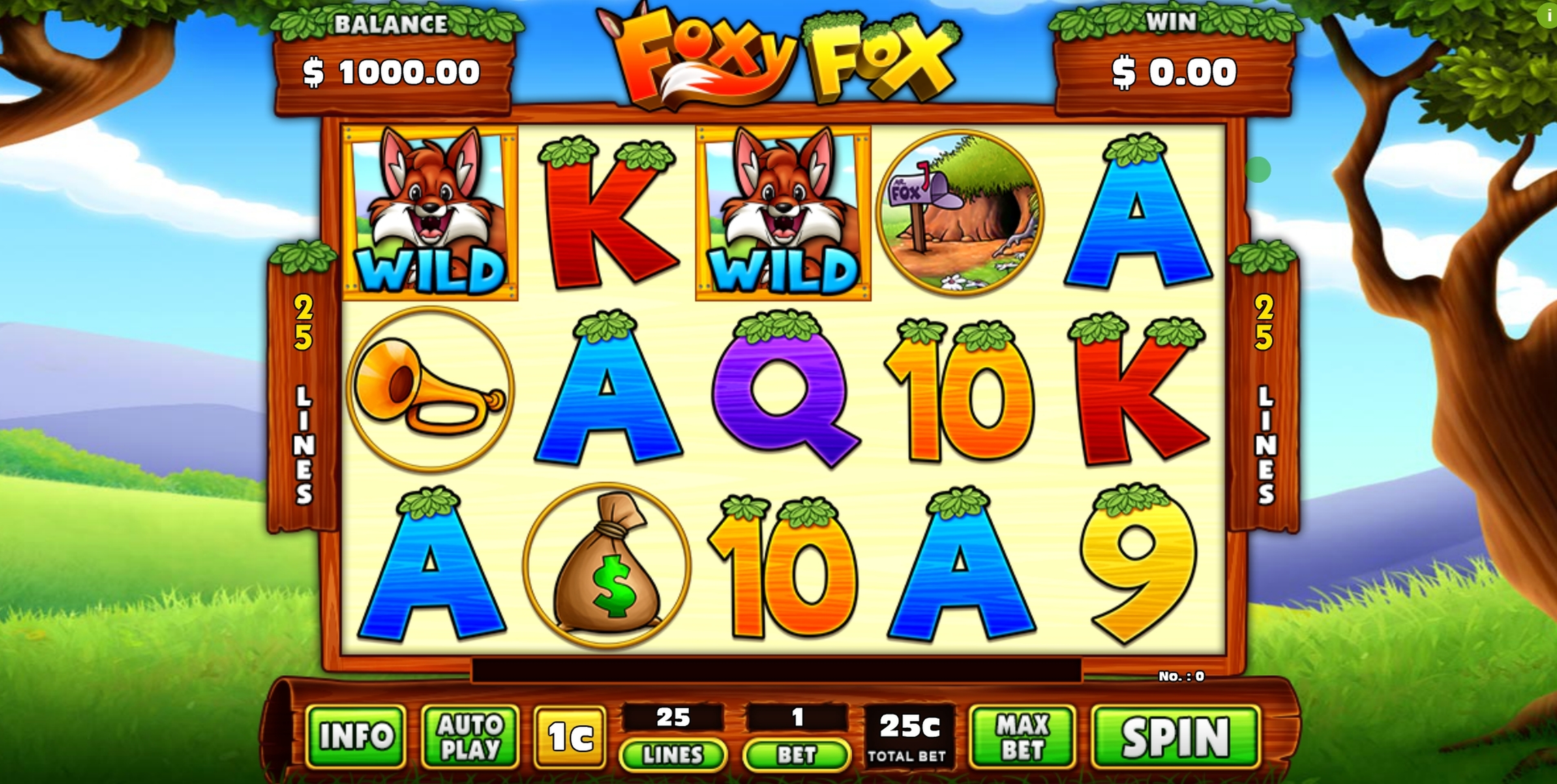 Reels in Foxy Fox Slot Game by GMW