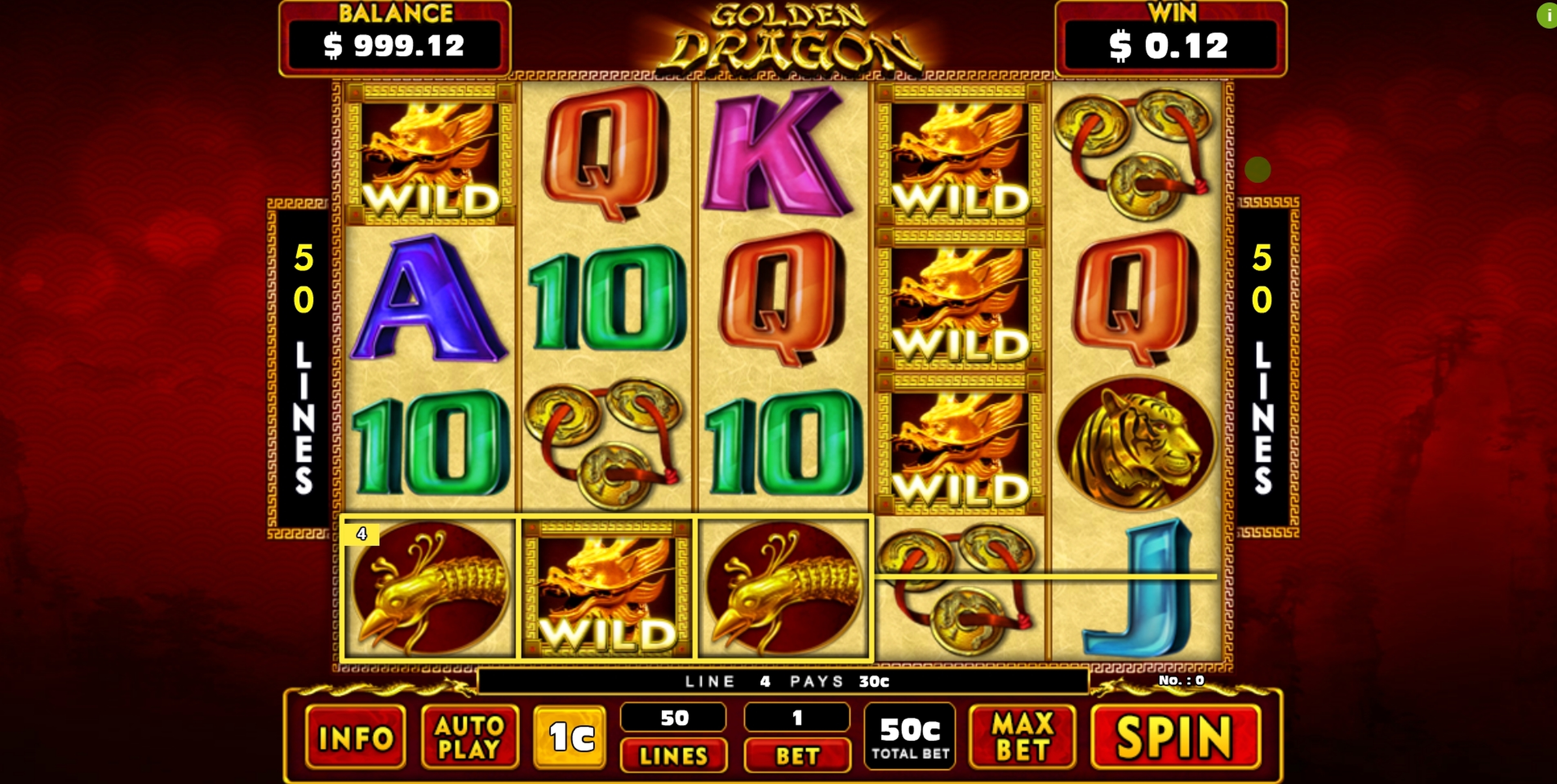 Win Money in Golden Dragon Free Slot Game by GMW
