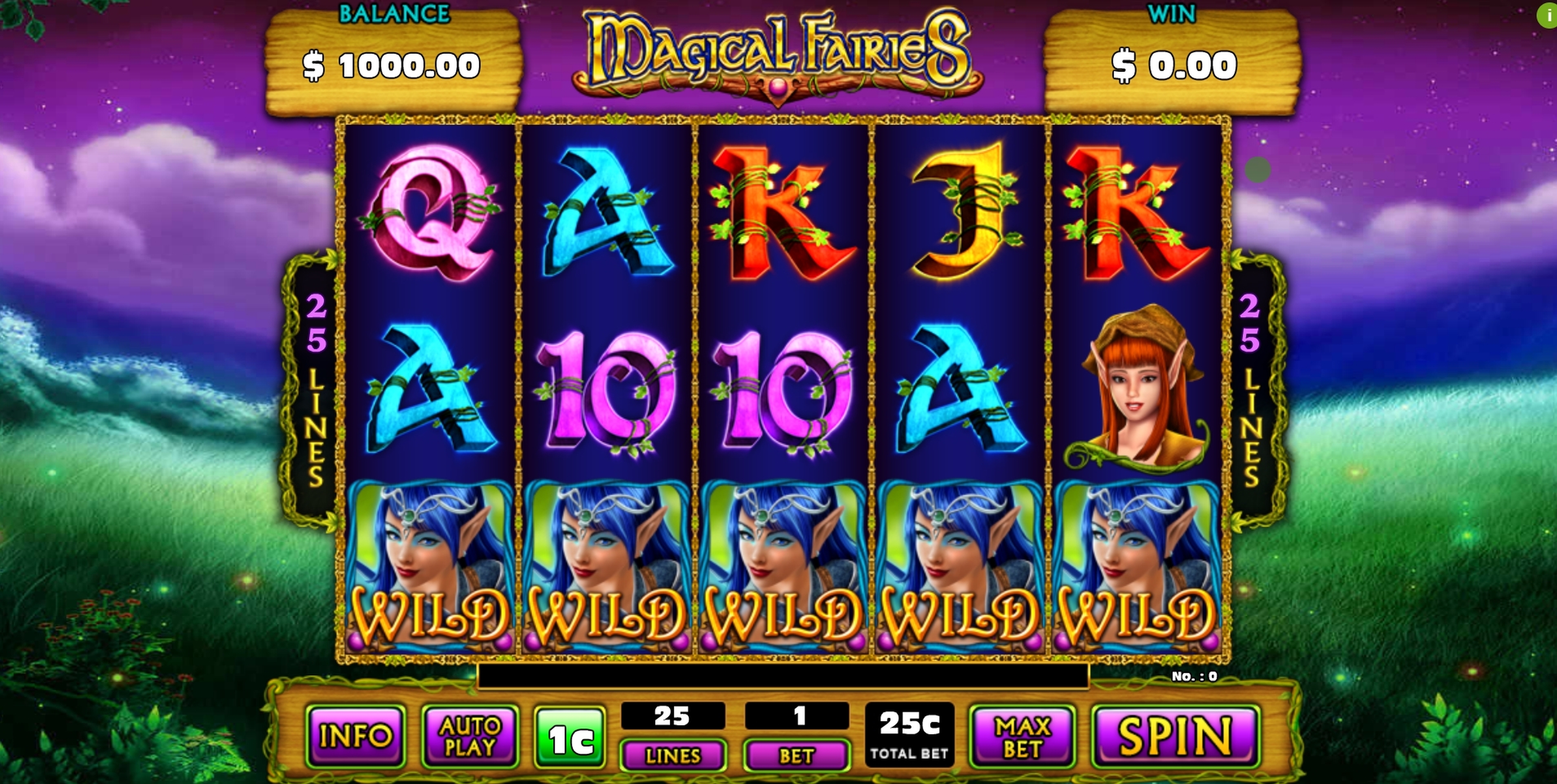 Reels in Magical Fairies Slot Game by GMW
