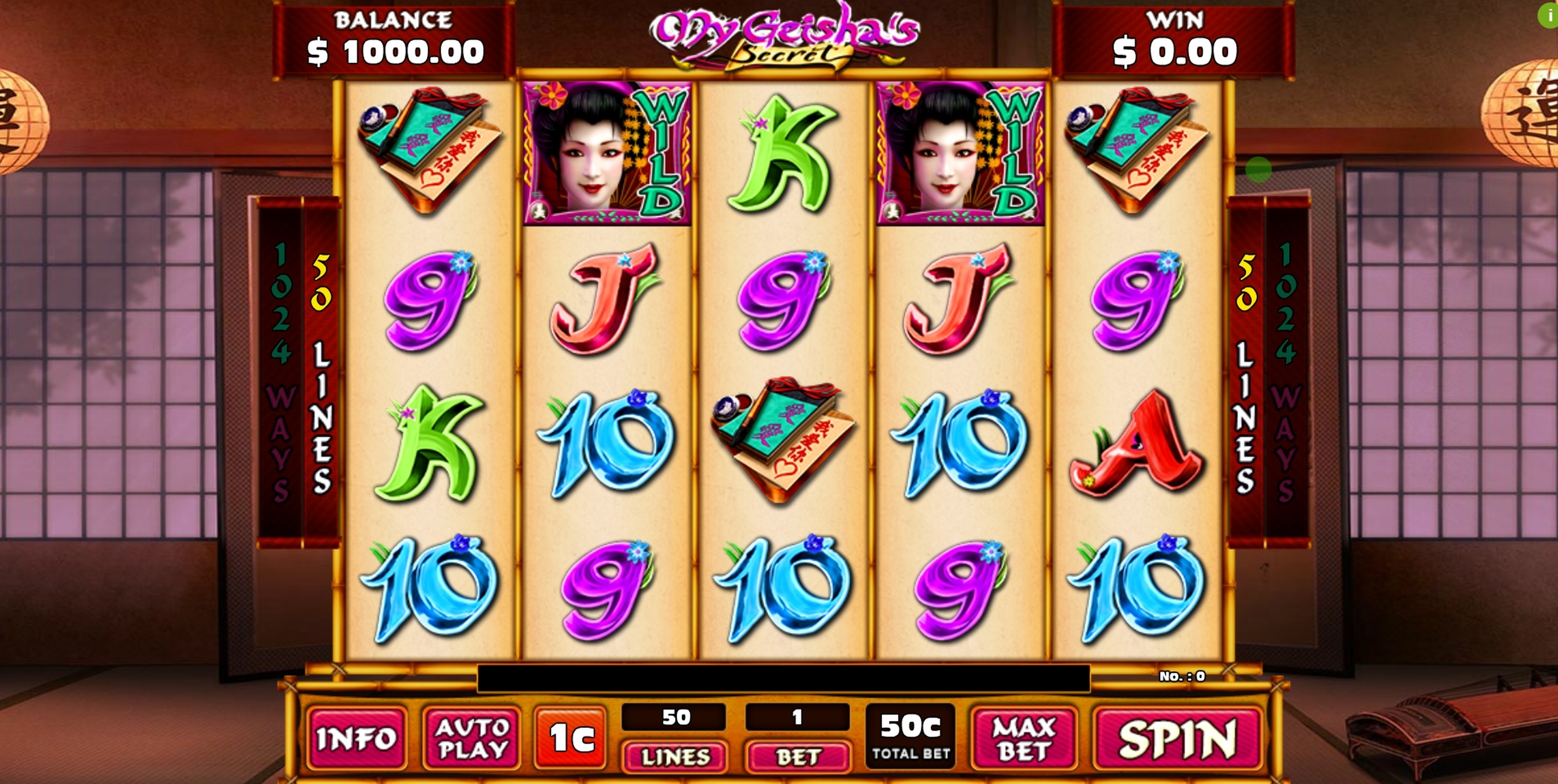 Reels in My Geisha's Secret Slot Game by GMW