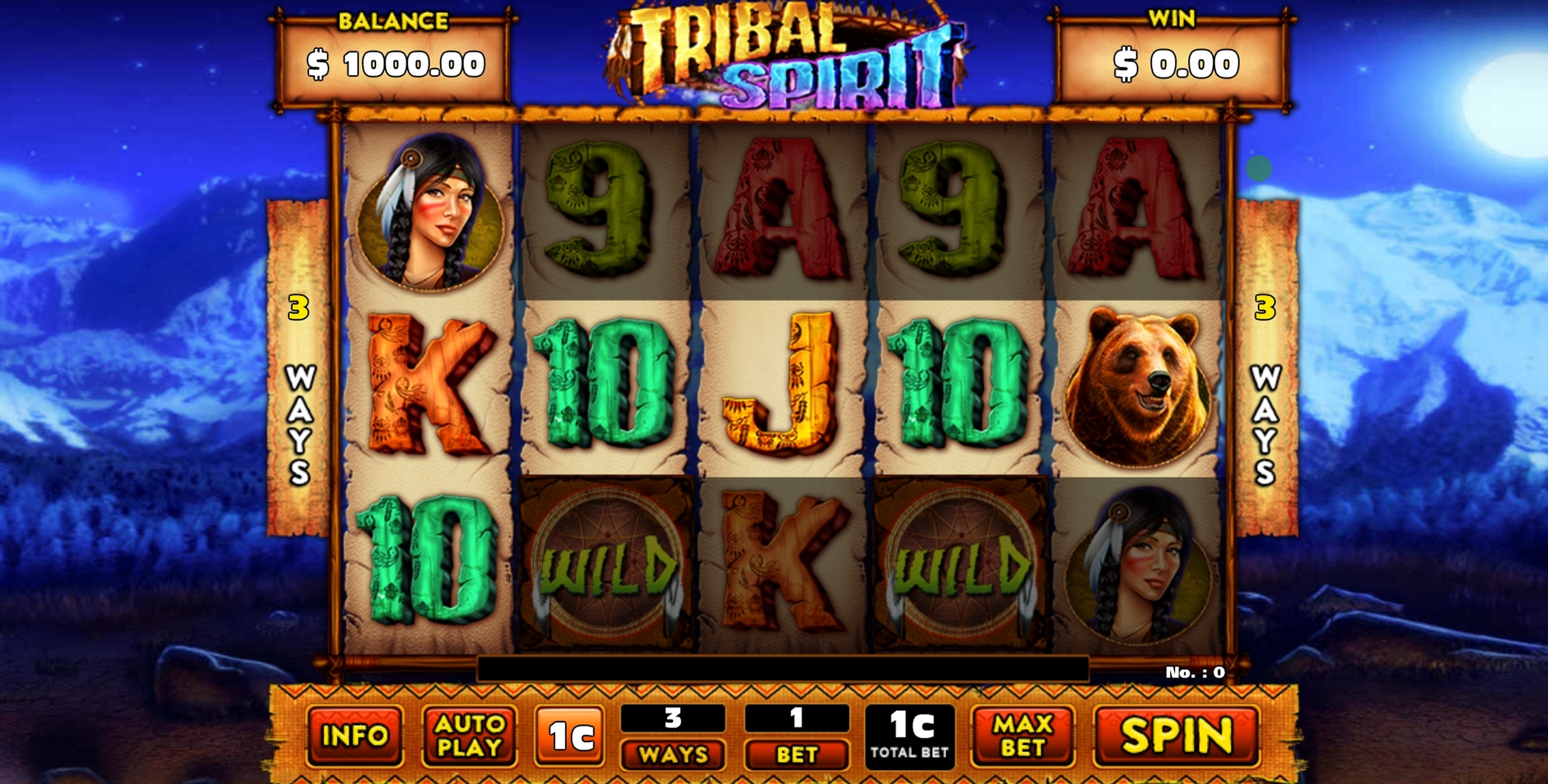 Reels in Tribal Spirit Slot Game by GMW