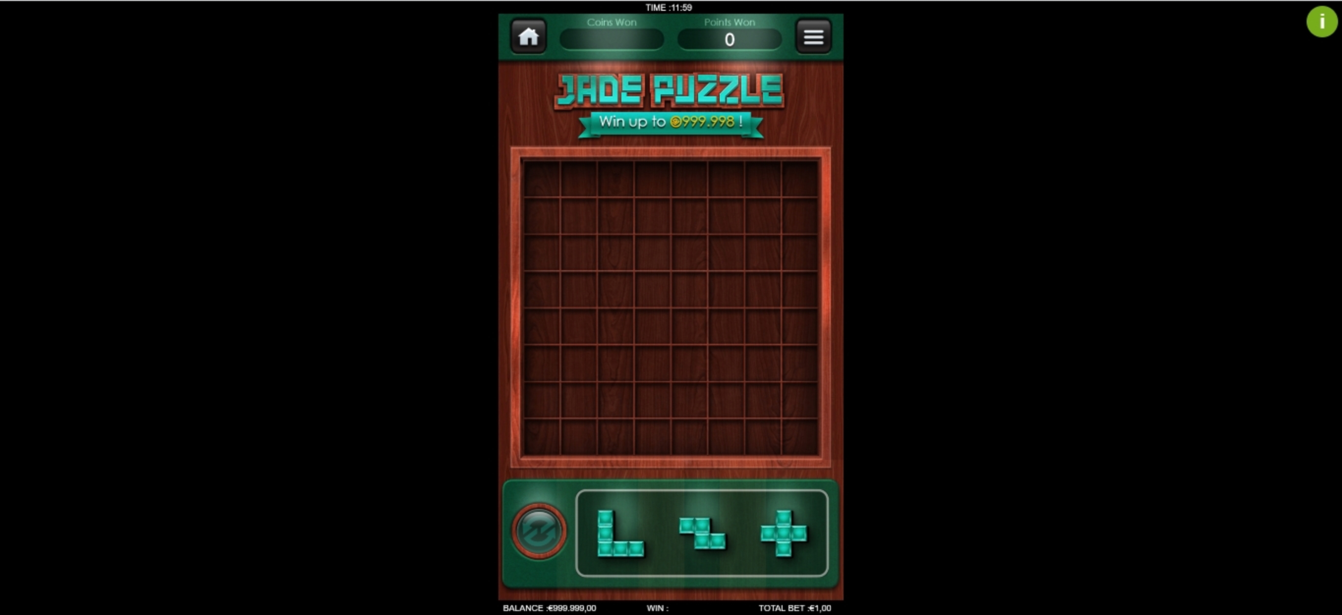 Reels in Jade Puzzle Slot Game by Green Jade Games