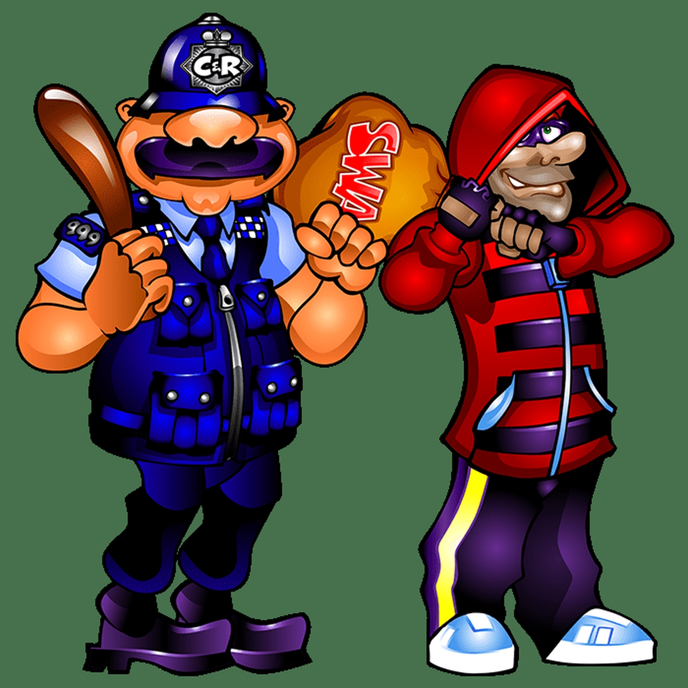 The Cops'n' Robbers Online Slot Demo Game by Greentube