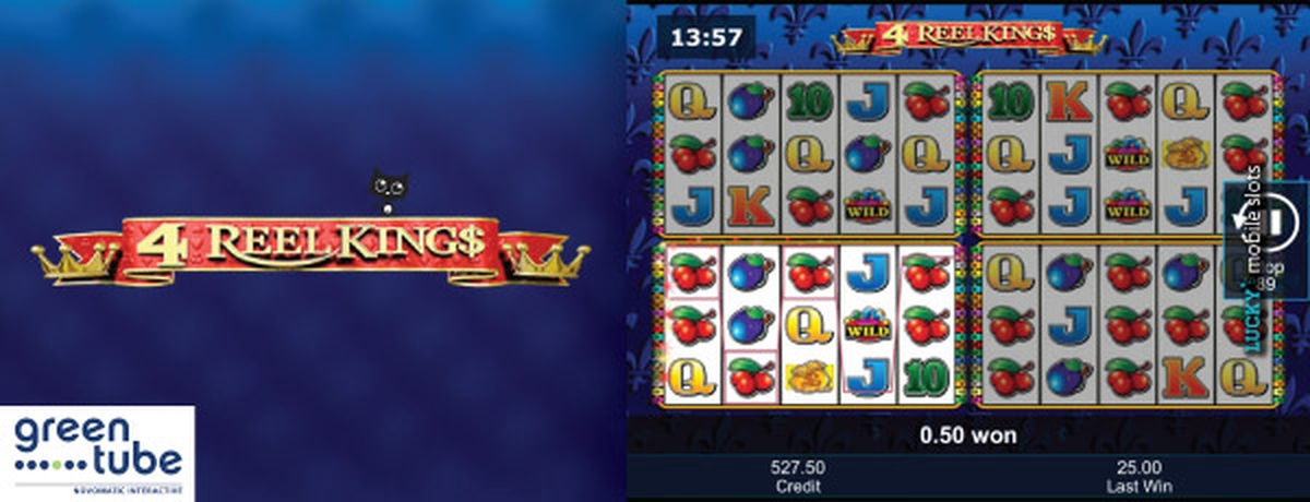 Reels in Reel King Potty Slot Game by Greentube