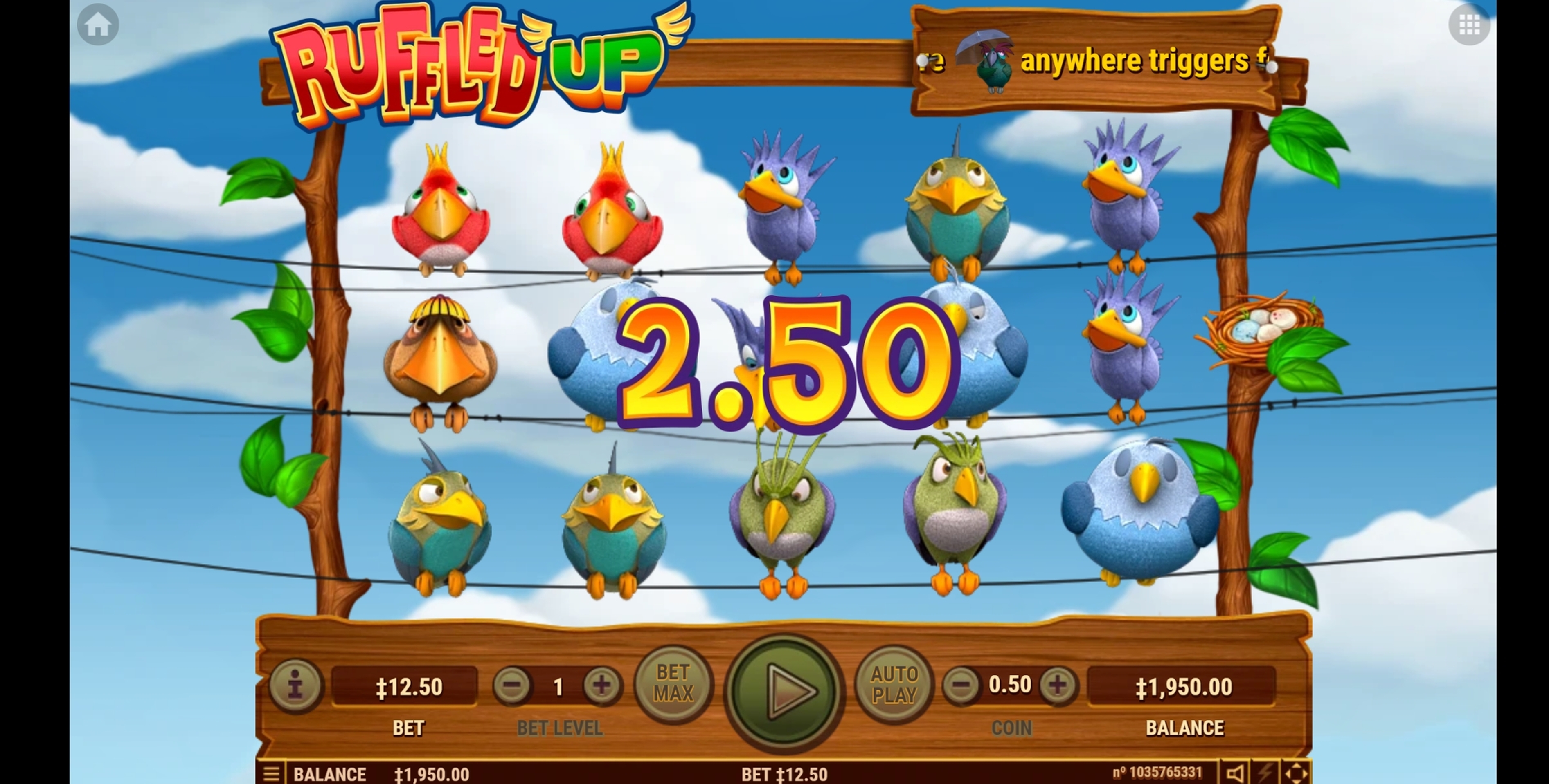 Win Money in Ruffled Up Free Slot Game by Habanero