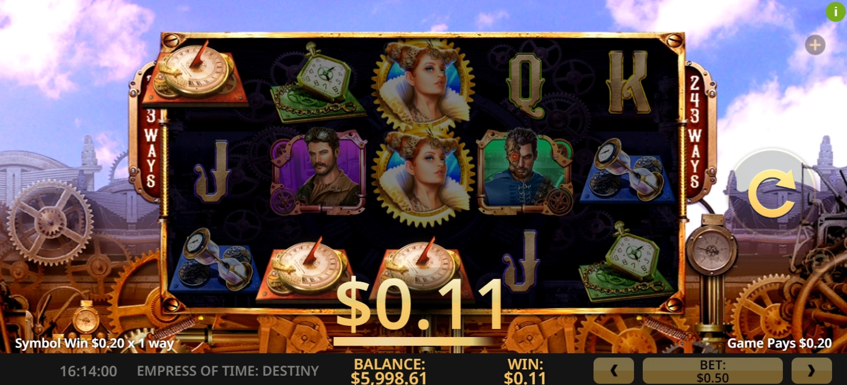Win Money in Empress of Time: Destiny Free Slot Game by High 5 Games