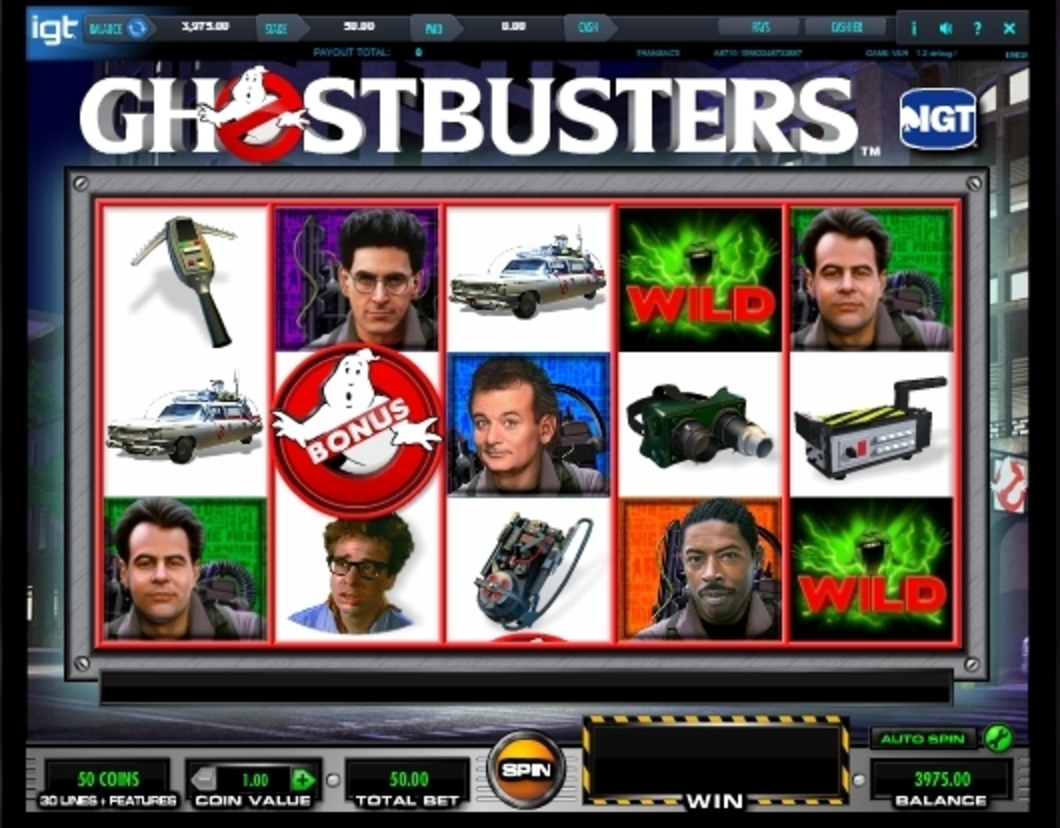 Reels in Ghostbusters Slot Game by IGT