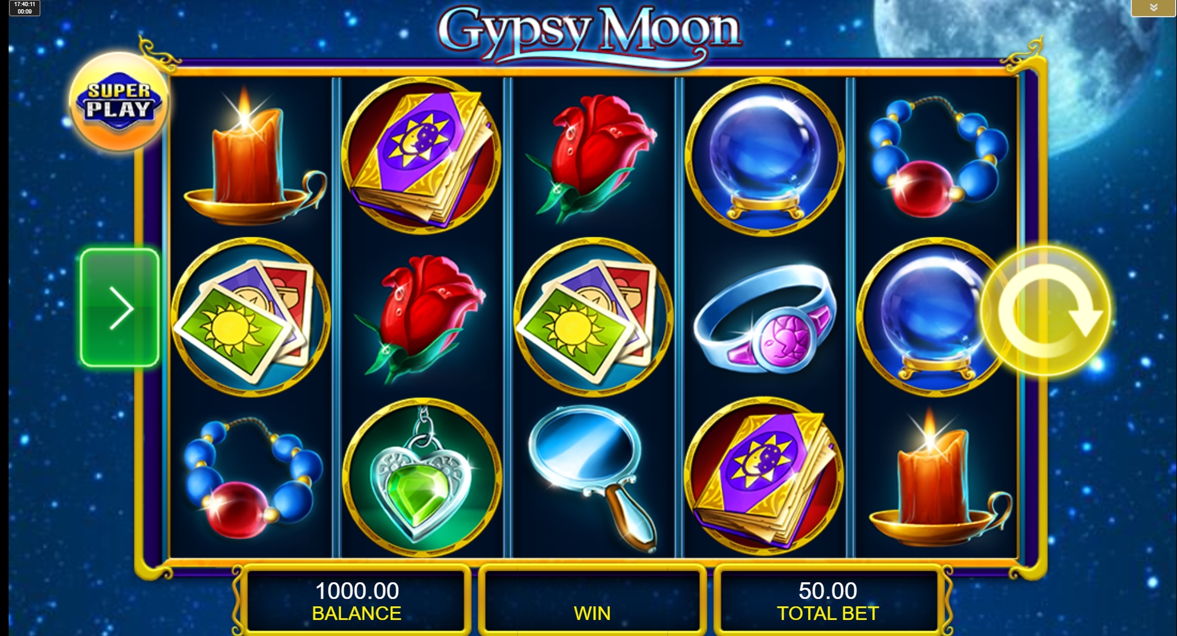 Reels in Gypsy Moon Slot Game by IGT