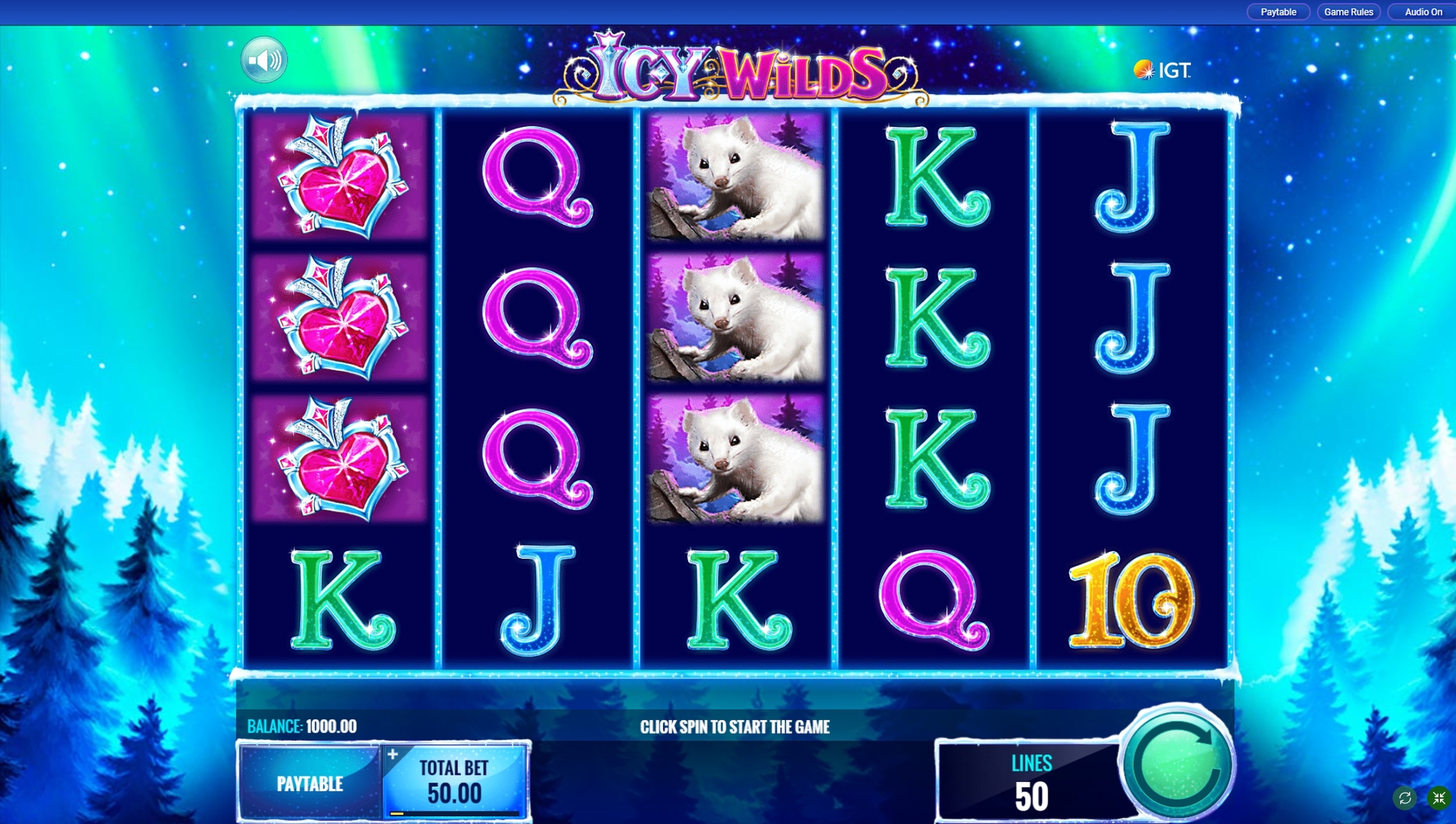 Reels in Icy Wilds Slot Game by IGT