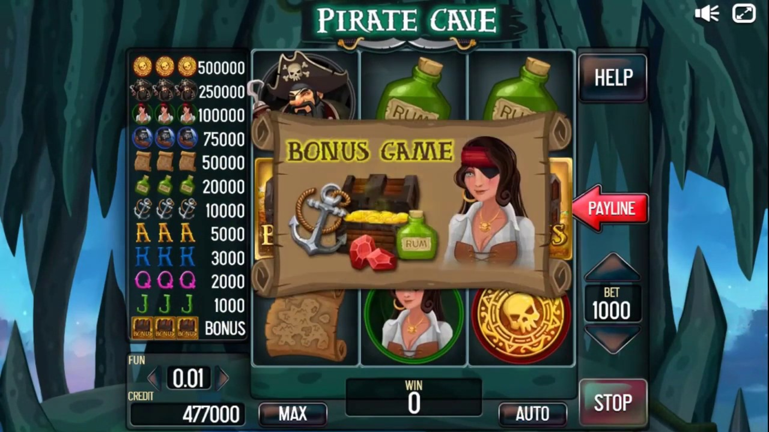 The Pirate Cave (3x3) Online Slot Demo Game by InBet Games