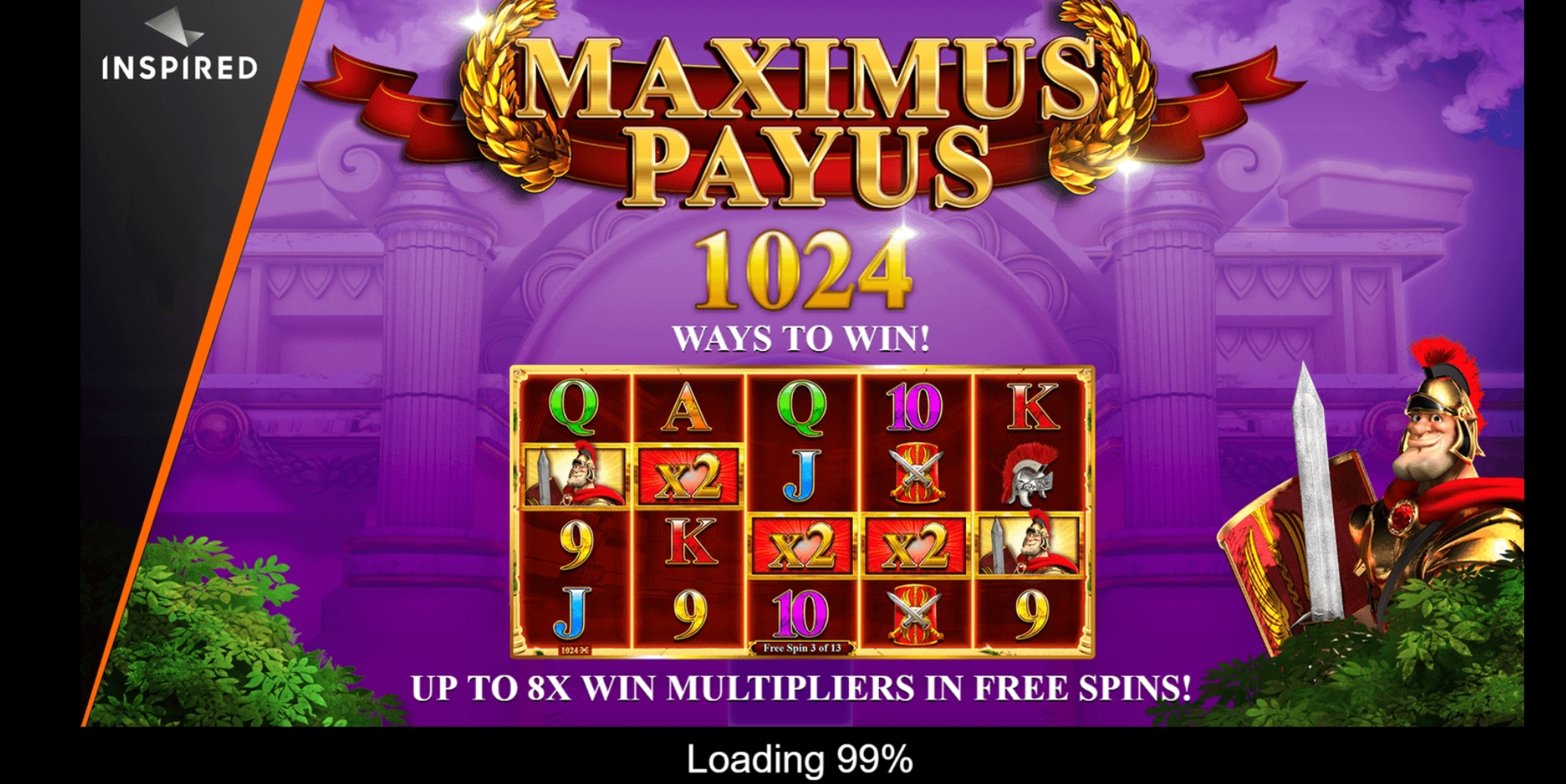 Play Maximus Payus Free Casino Slot Game by Inspired Gaming