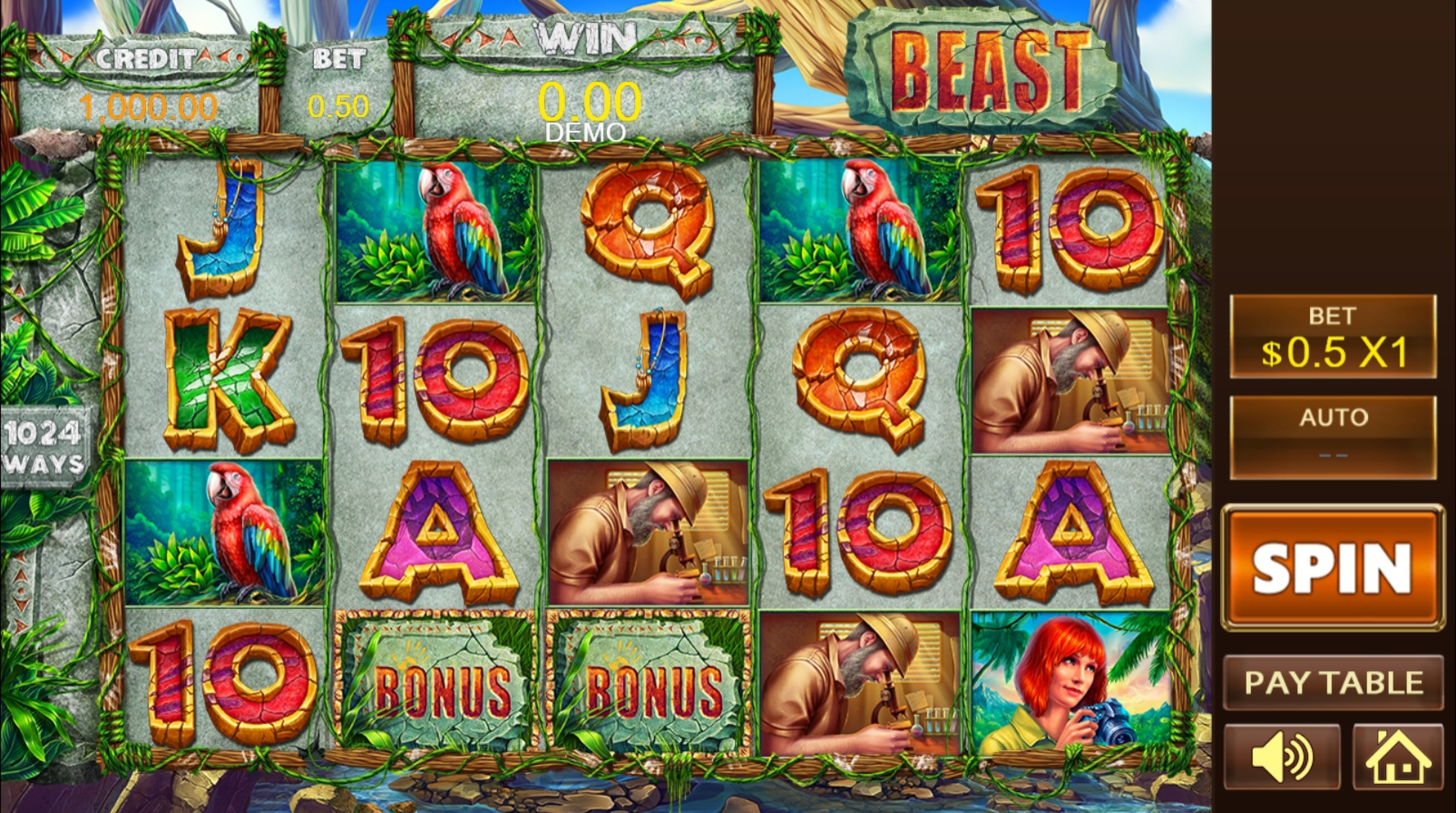 Reels in Beast (PlayStar) Slot Game by PlayStar