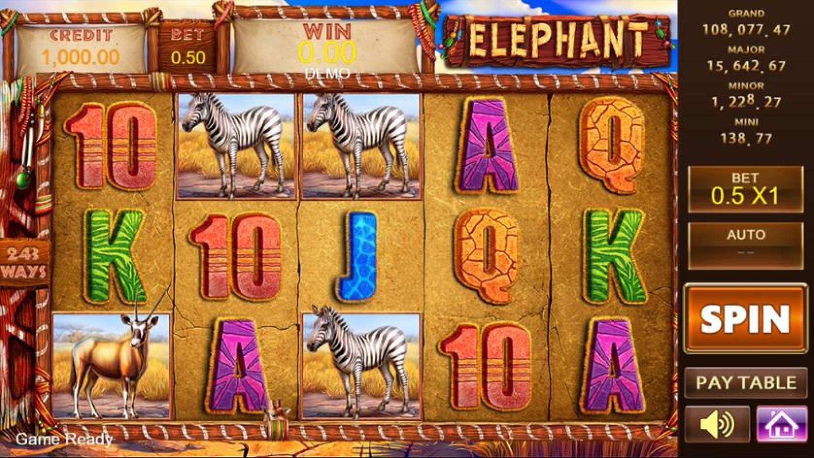 The Elephant (Playstar) Online Slot Demo Game by PlayStar