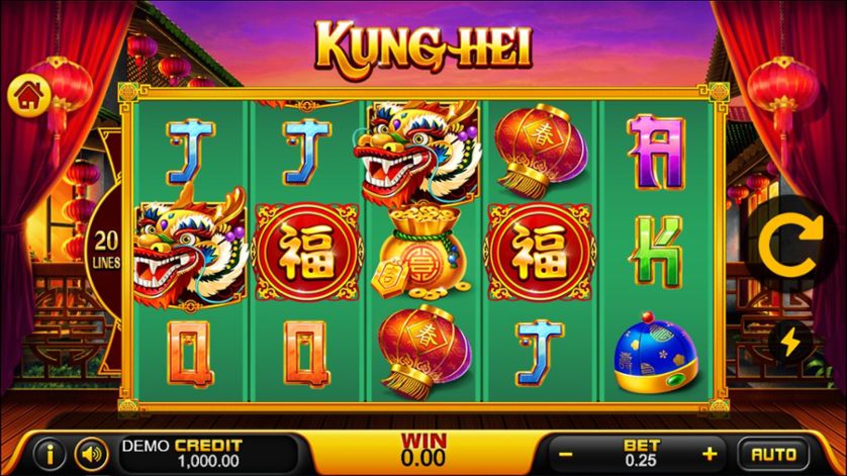 The Kung Hei Online Slot Demo Game by PlayStar