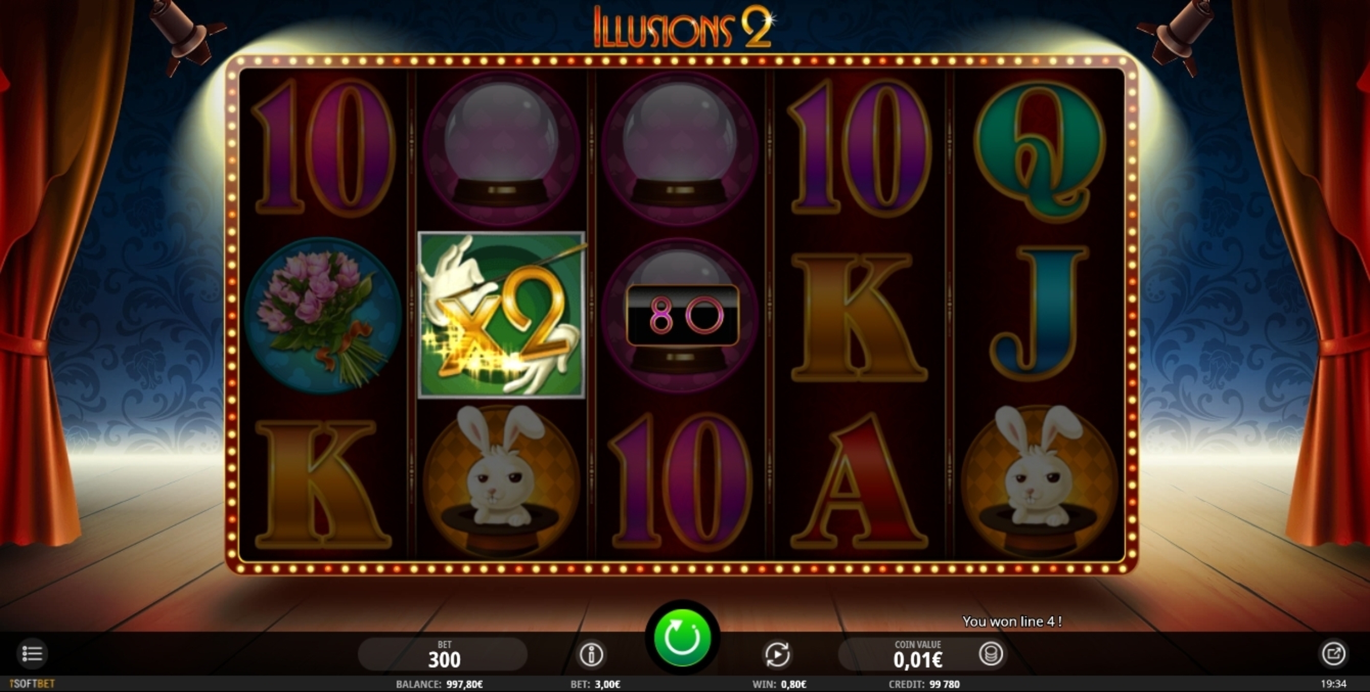 Win Money in Illusions 2 Free Slot Game by iSoftBet