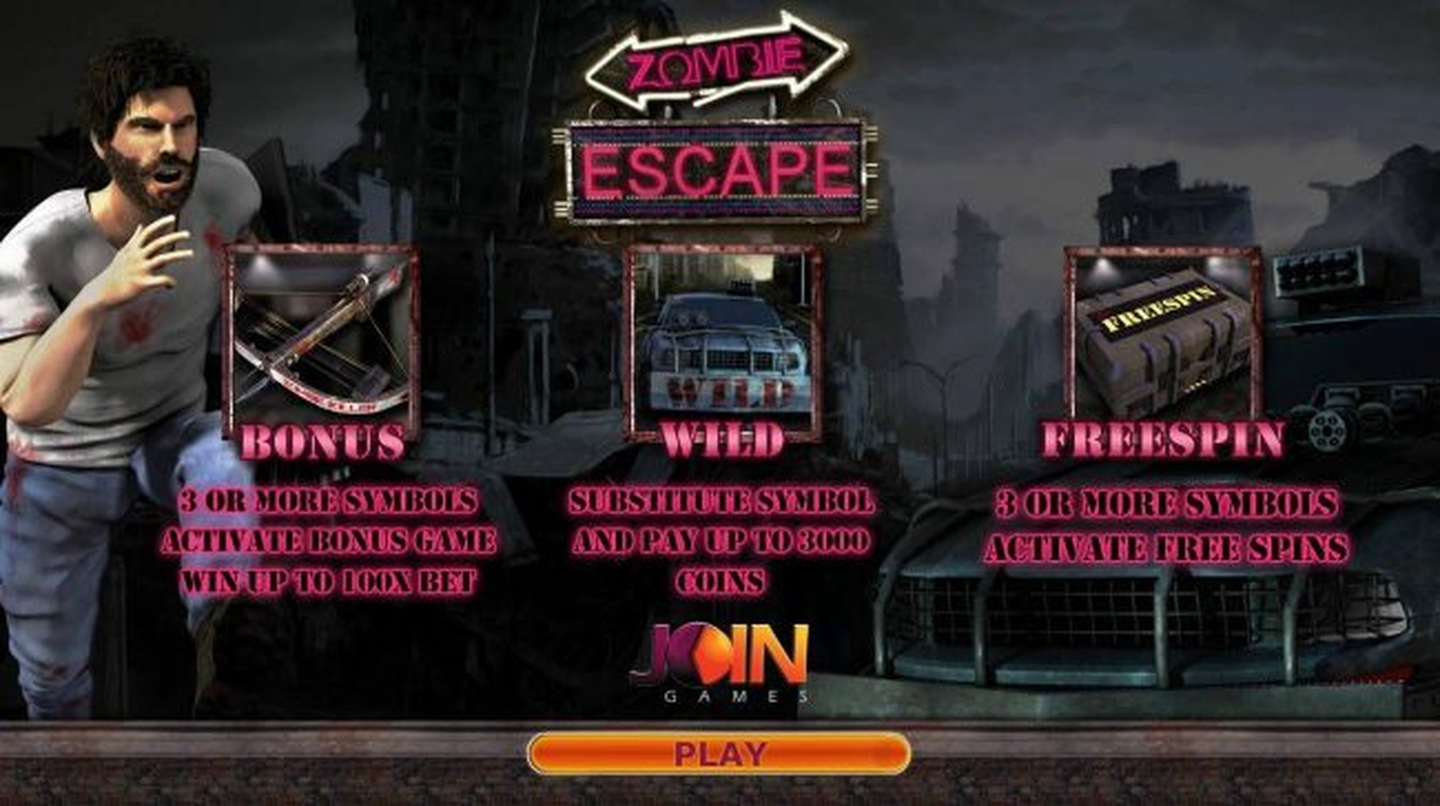 The Zombie Escape Online Slot Demo Game by Join Games