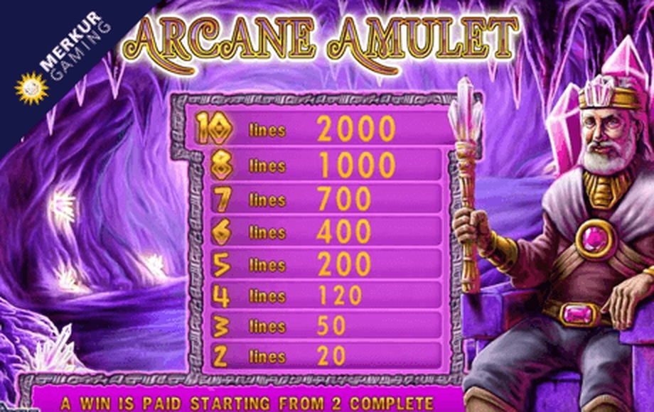 Arcane Amulet demo