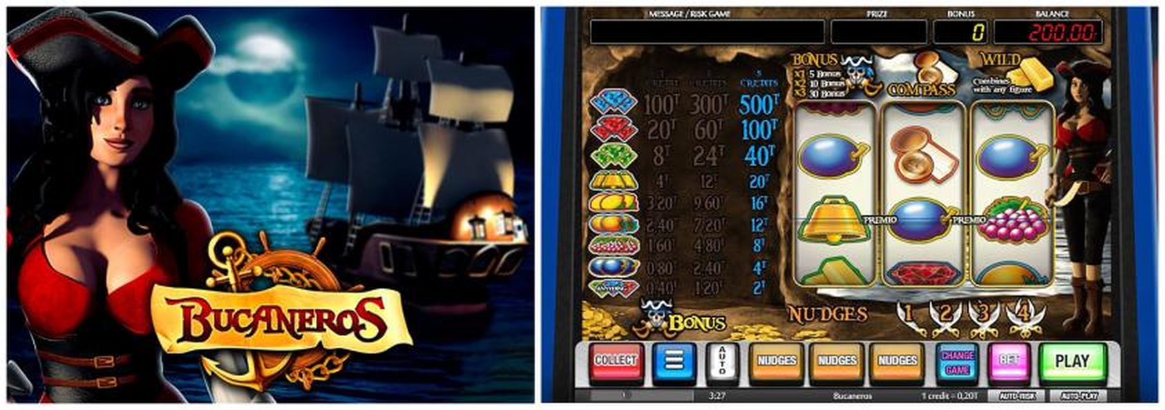The Bucaneros Online Slot Demo Game by MGA